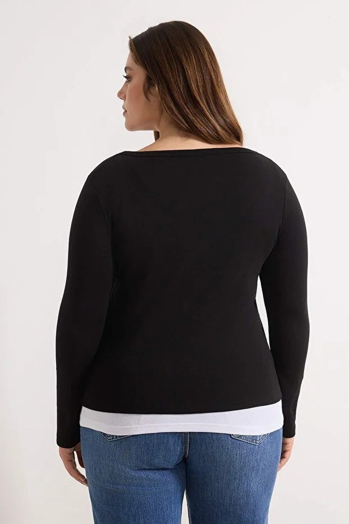Lycra Cotton Supreme Knit Plus Size Blouse
