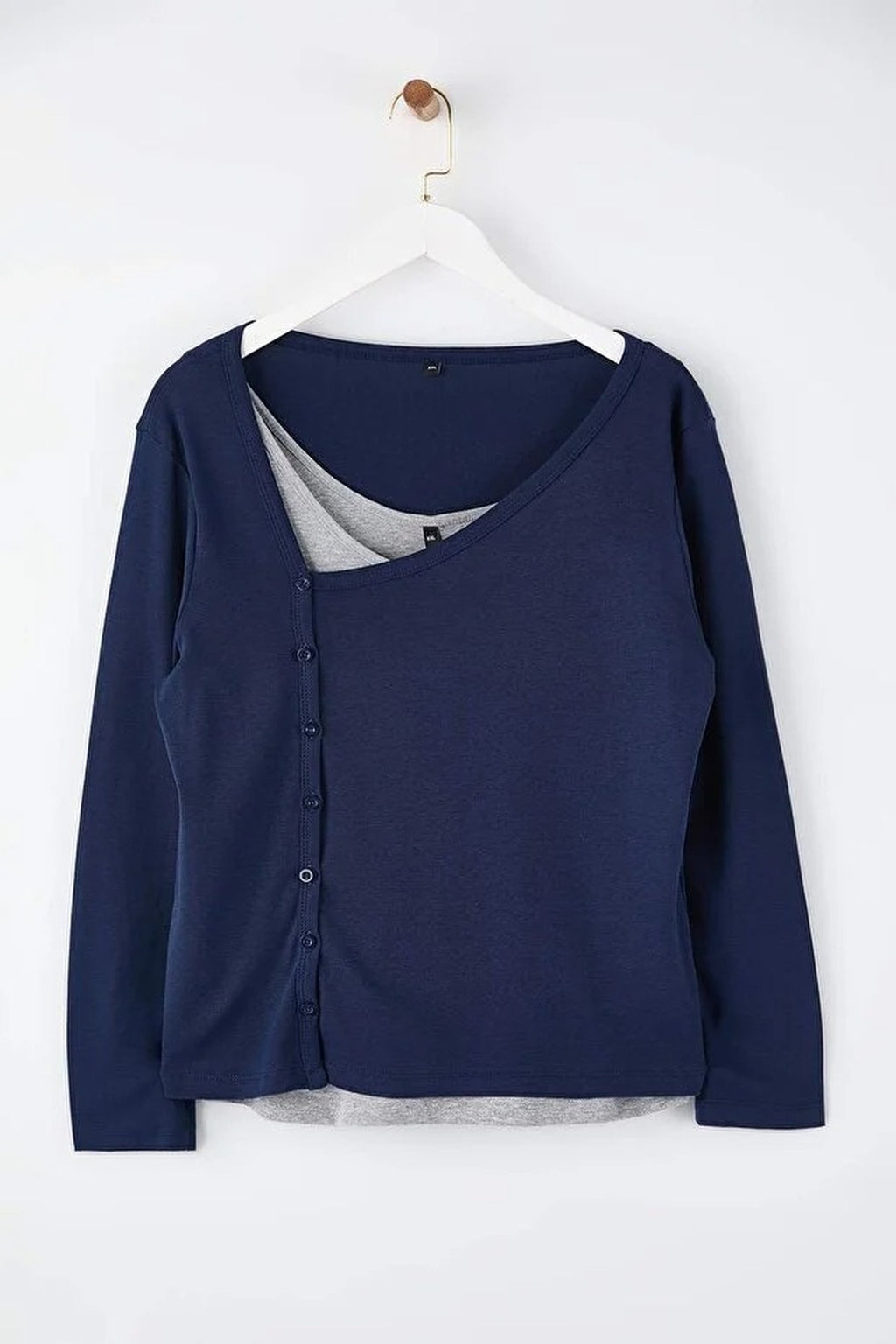 Lycra Cotton Supreme Knit Plus Size Blouse