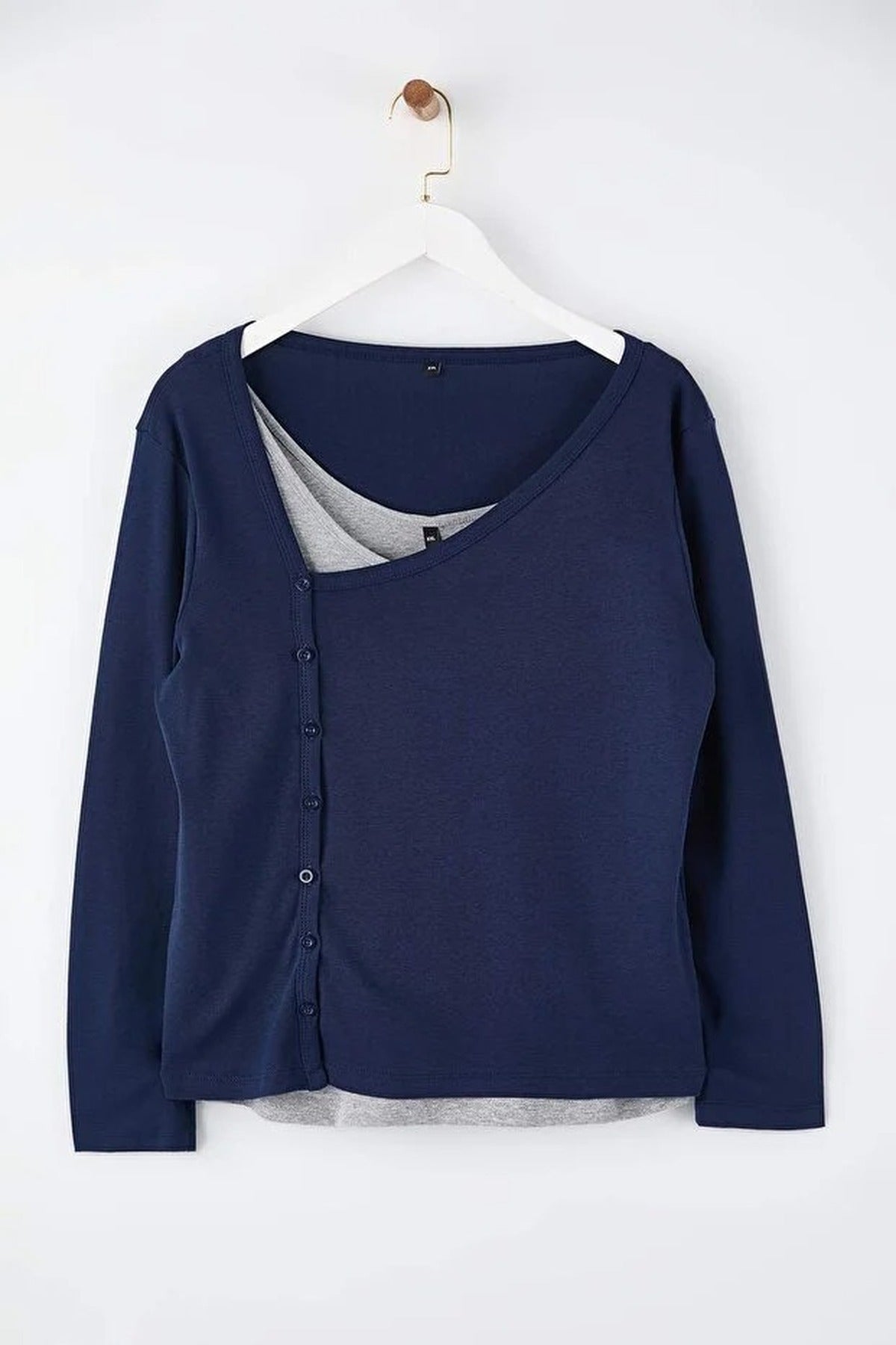 Lycra Cotton Supreme Knit Plus Size Blouse