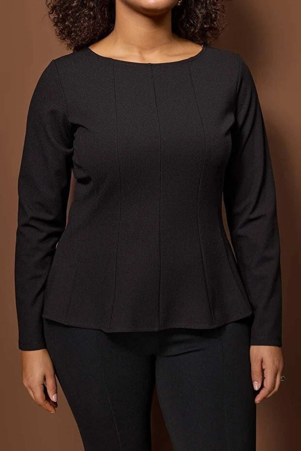 Knit Plus Size Blouse