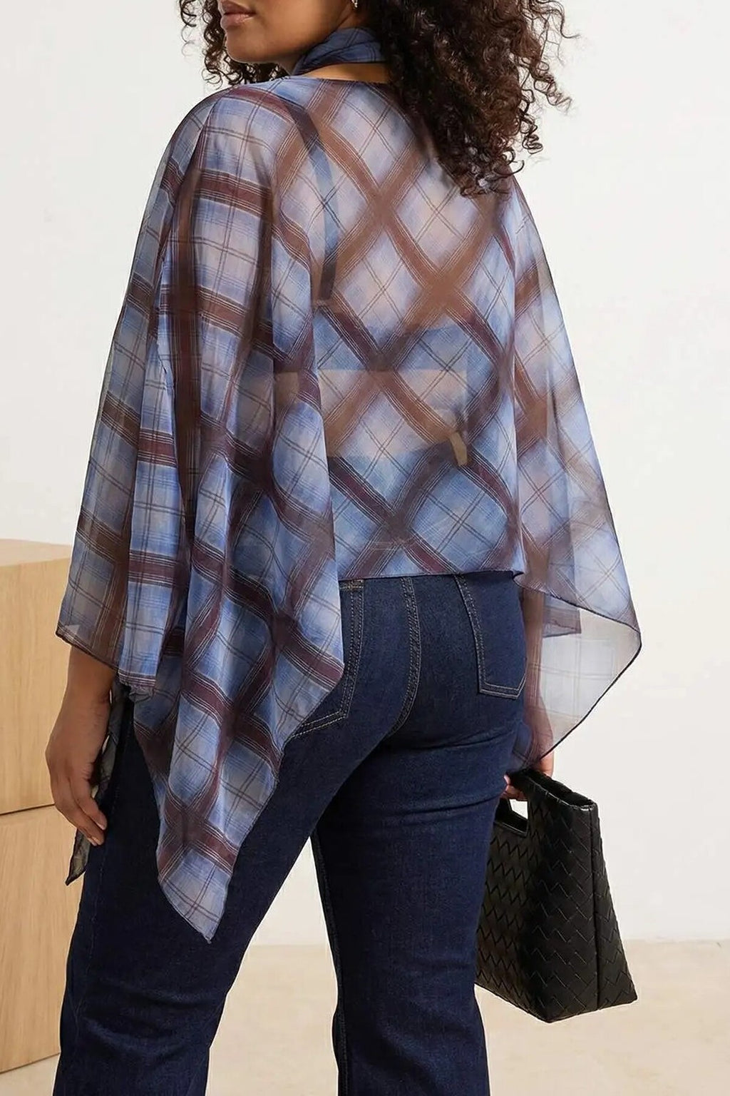 Chiffon Woven Plus Size Blouse