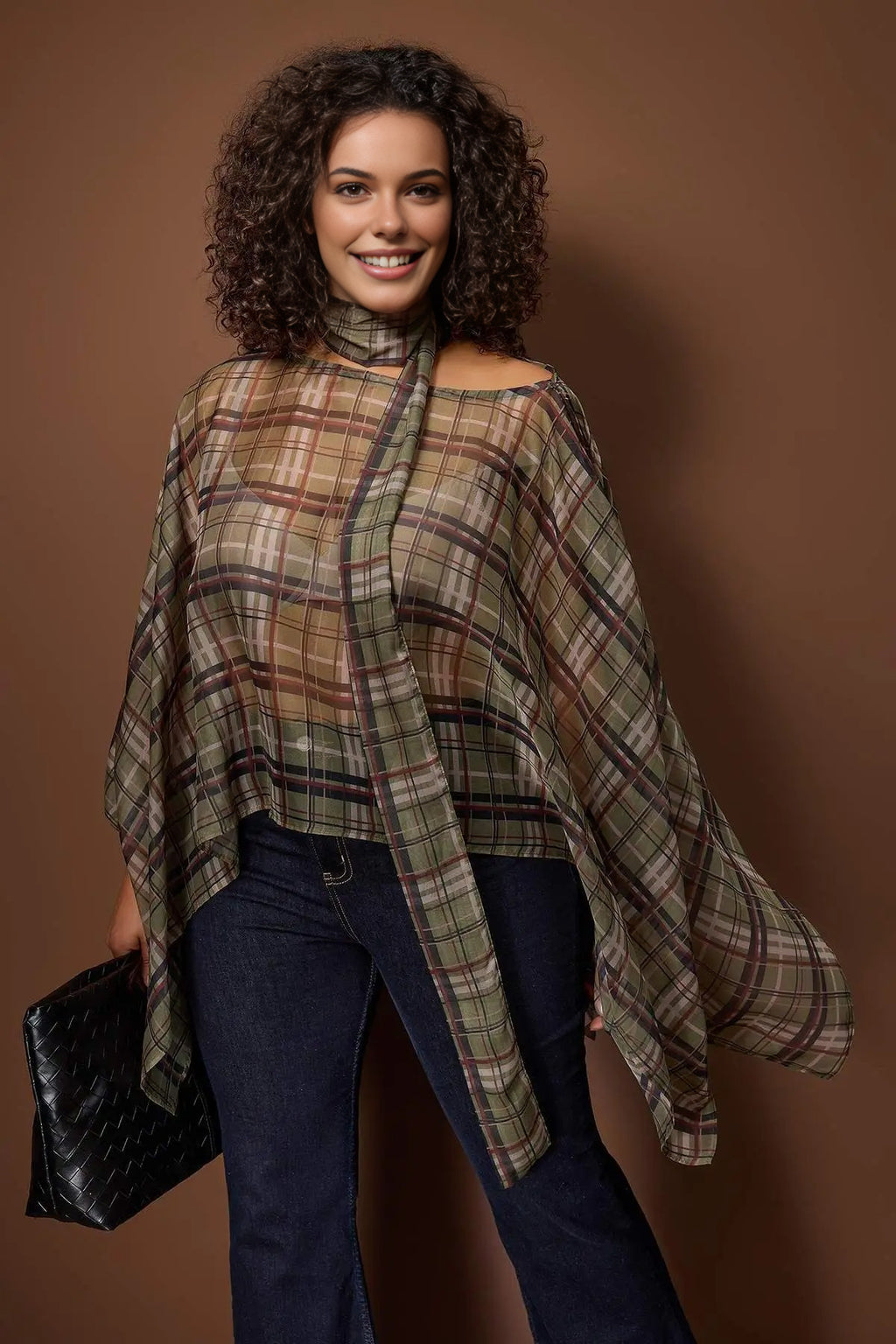 Chiffon Woven Plus Size Blouse
