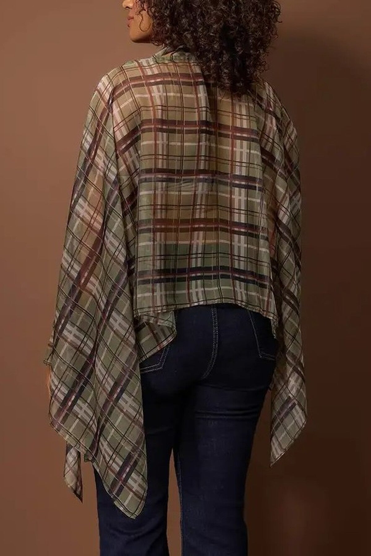 Chiffon Woven Plus Size Blouse