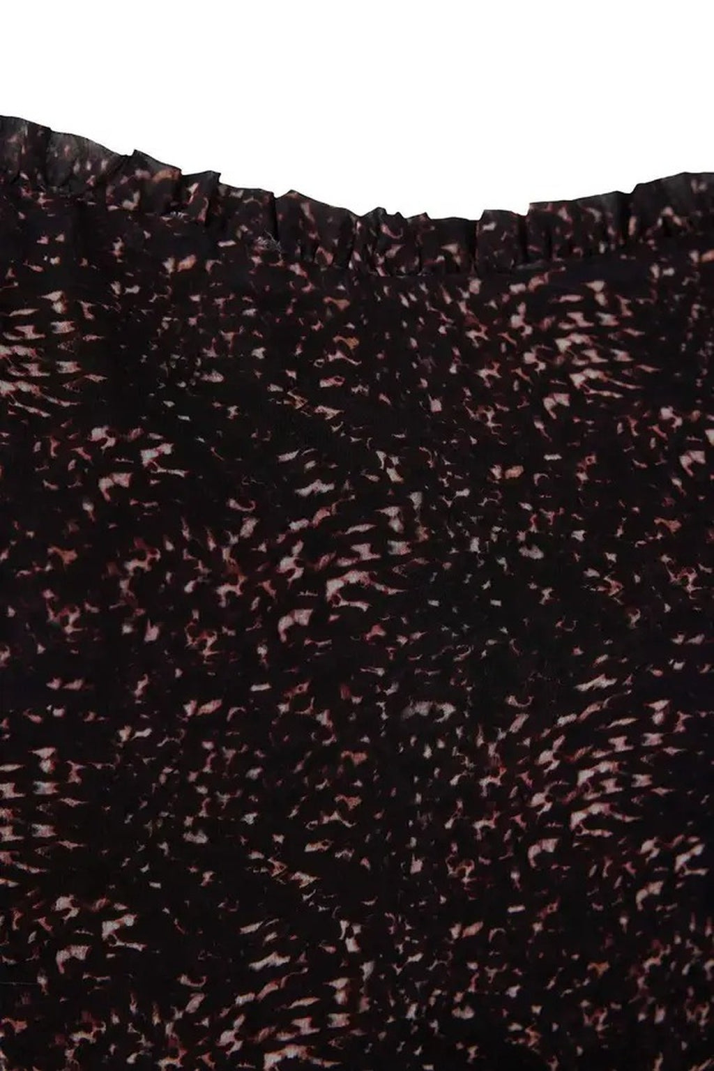 Chiffon Mini Woven Plus Size Dress