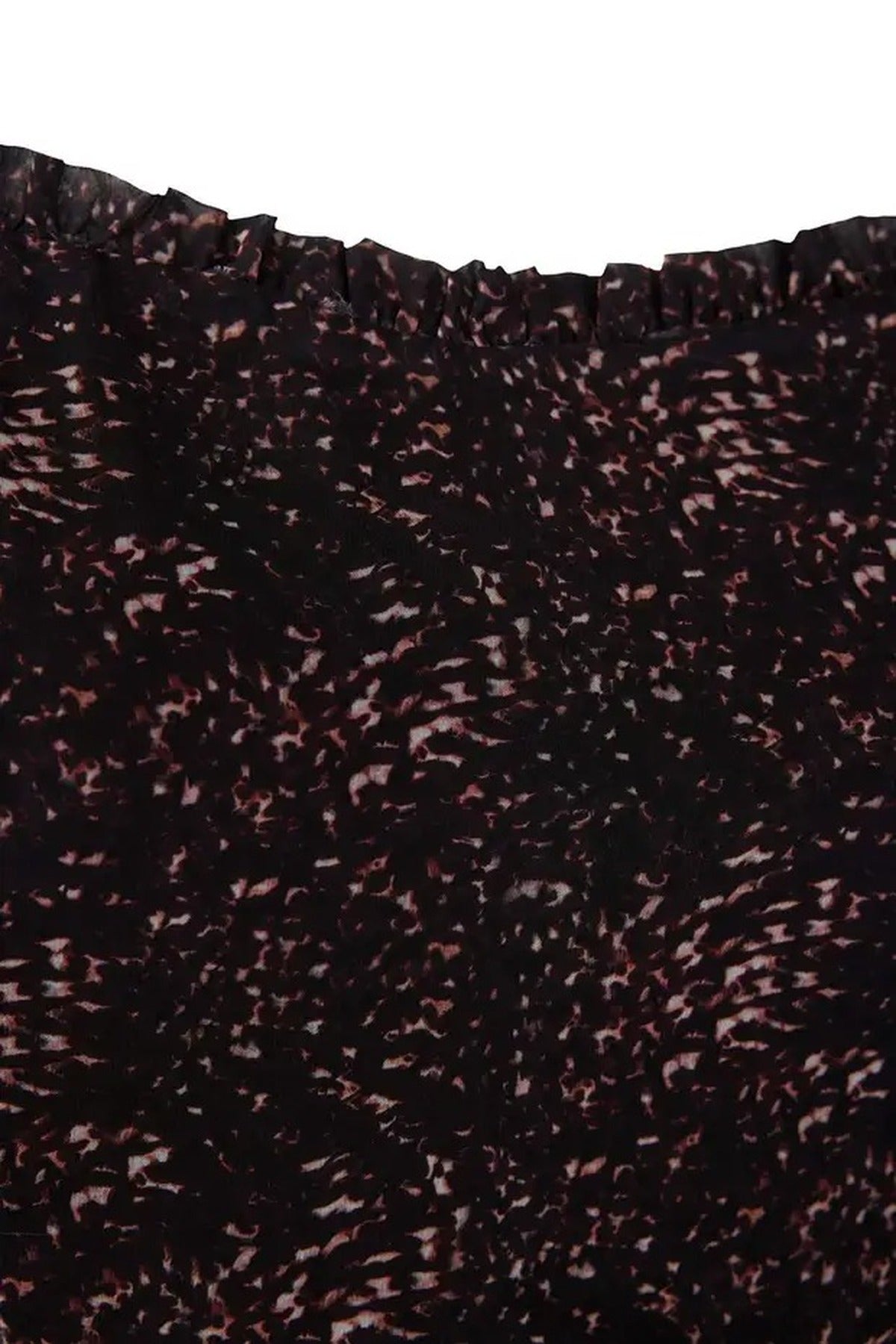 Chiffon Mini Woven Plus Size Dress
