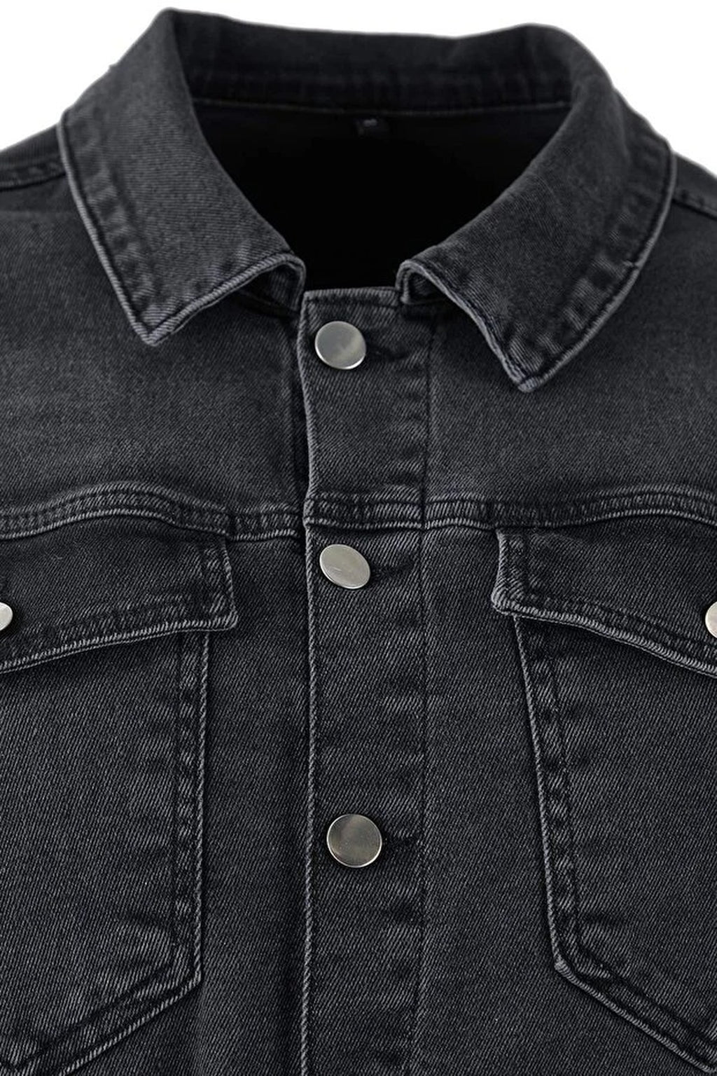 Shirt Collar Denim Plus Size Dress