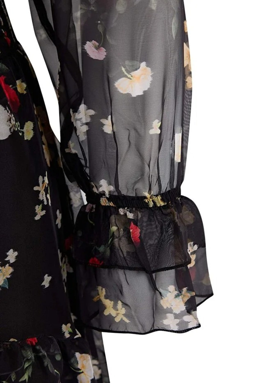 Halter Neck Chiffon Woven Plus Size Dress