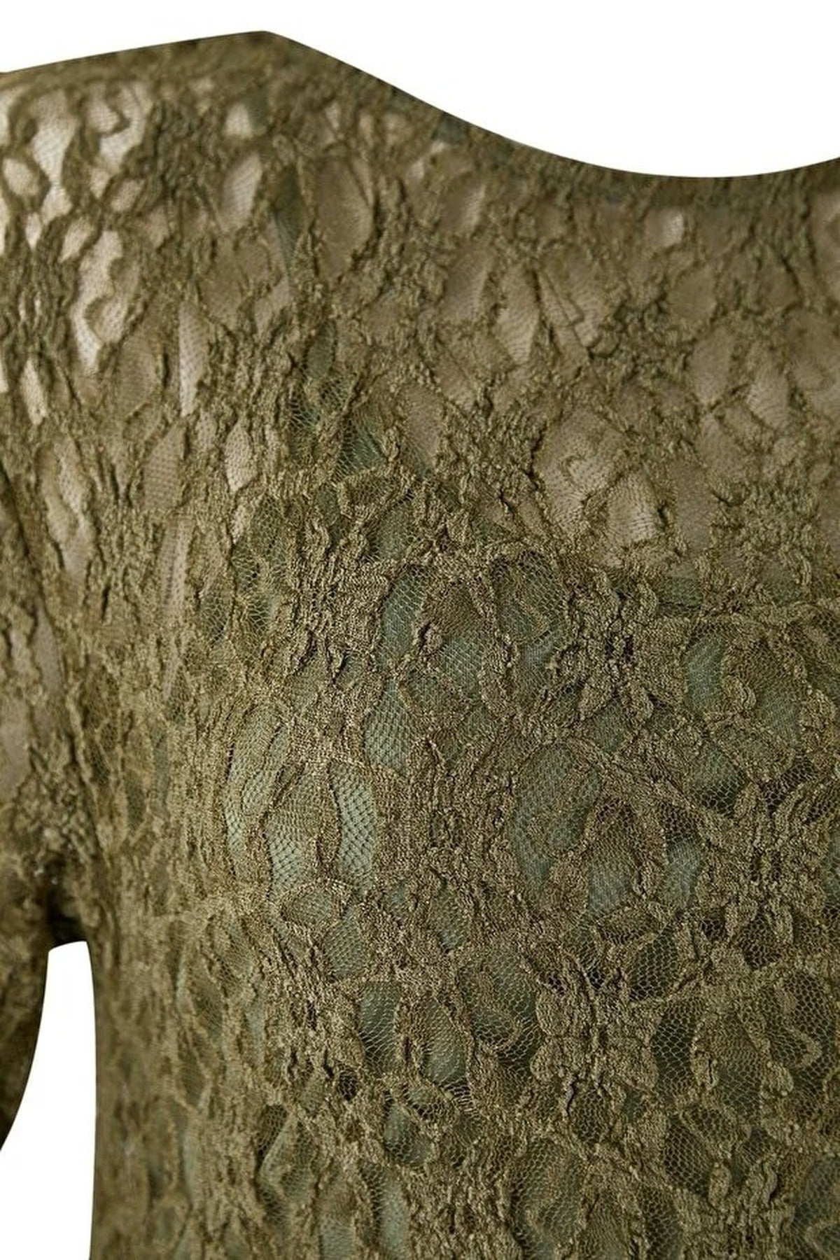 Lace Knit Mini Plus Size Dress