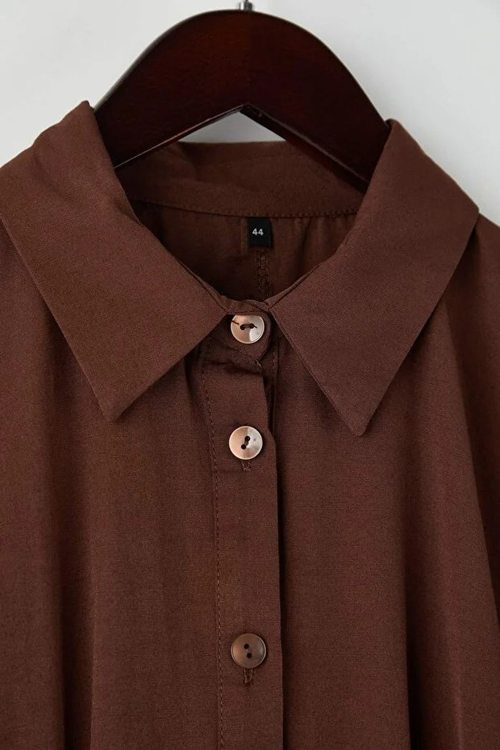 Mini Woven Belted Plus Size Shirt Dress