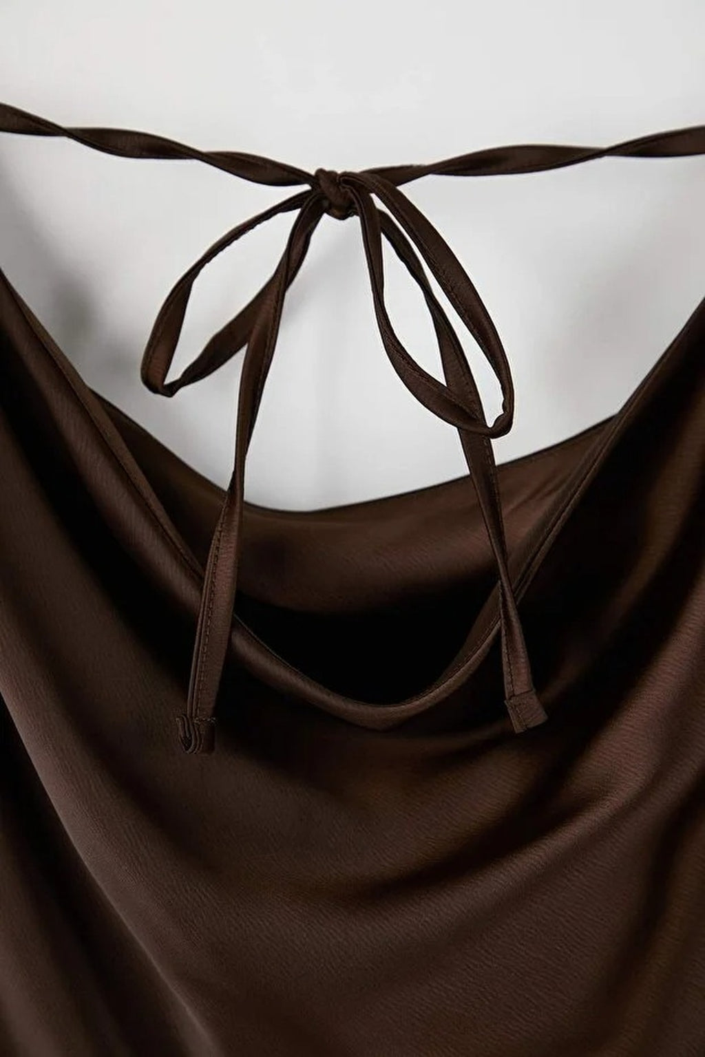 Midi V-Neck Satin Woven Plus Size Dress