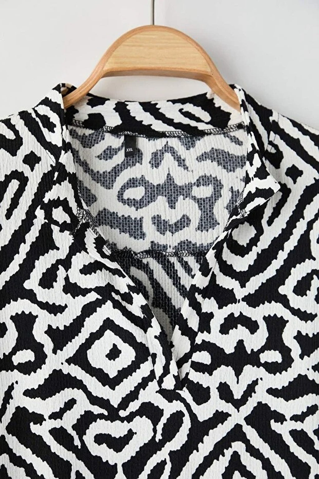 Polo Collar Crinkle Knit Plus Size Dress
