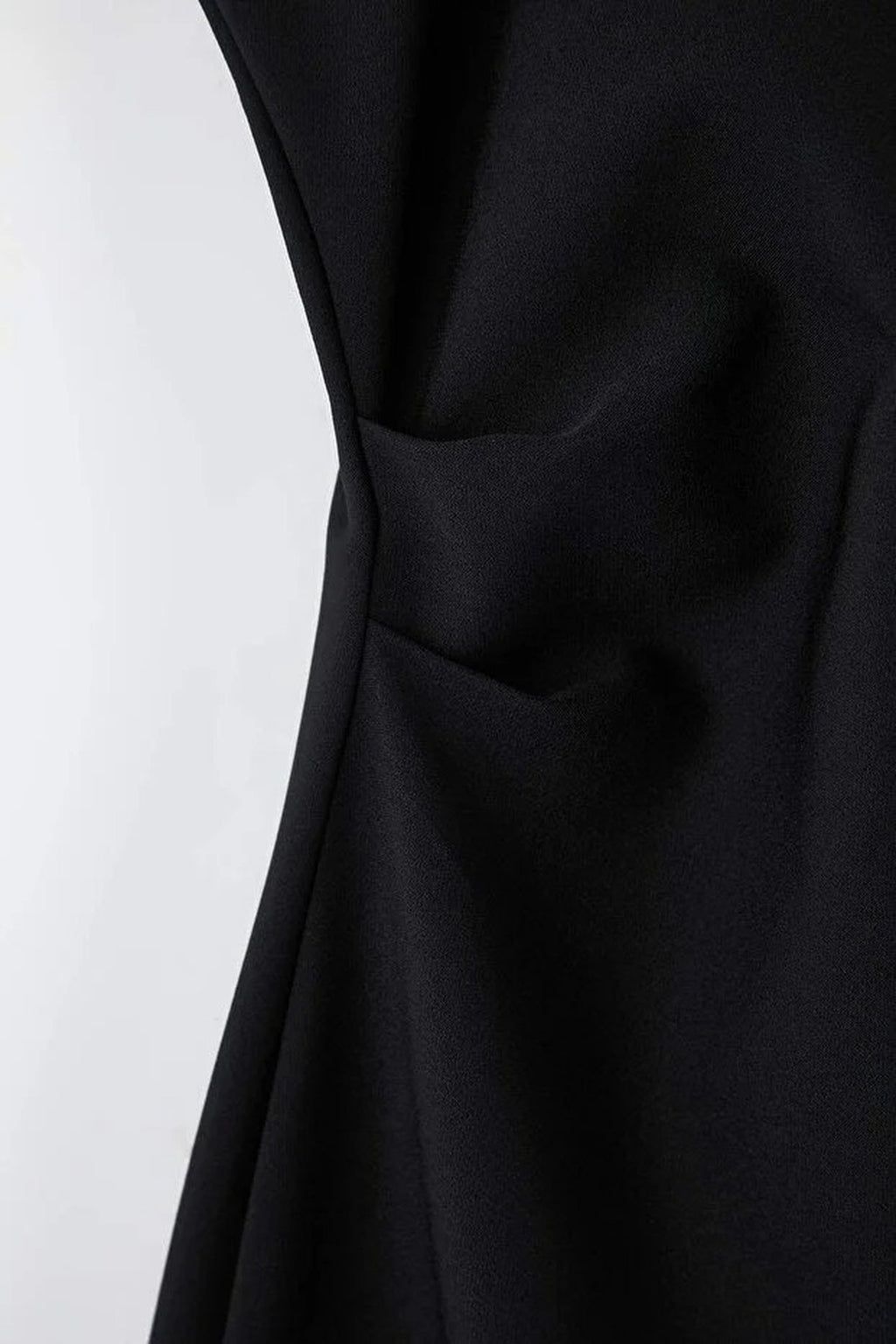 A-Line V-Neck Midi Plus Size Dress