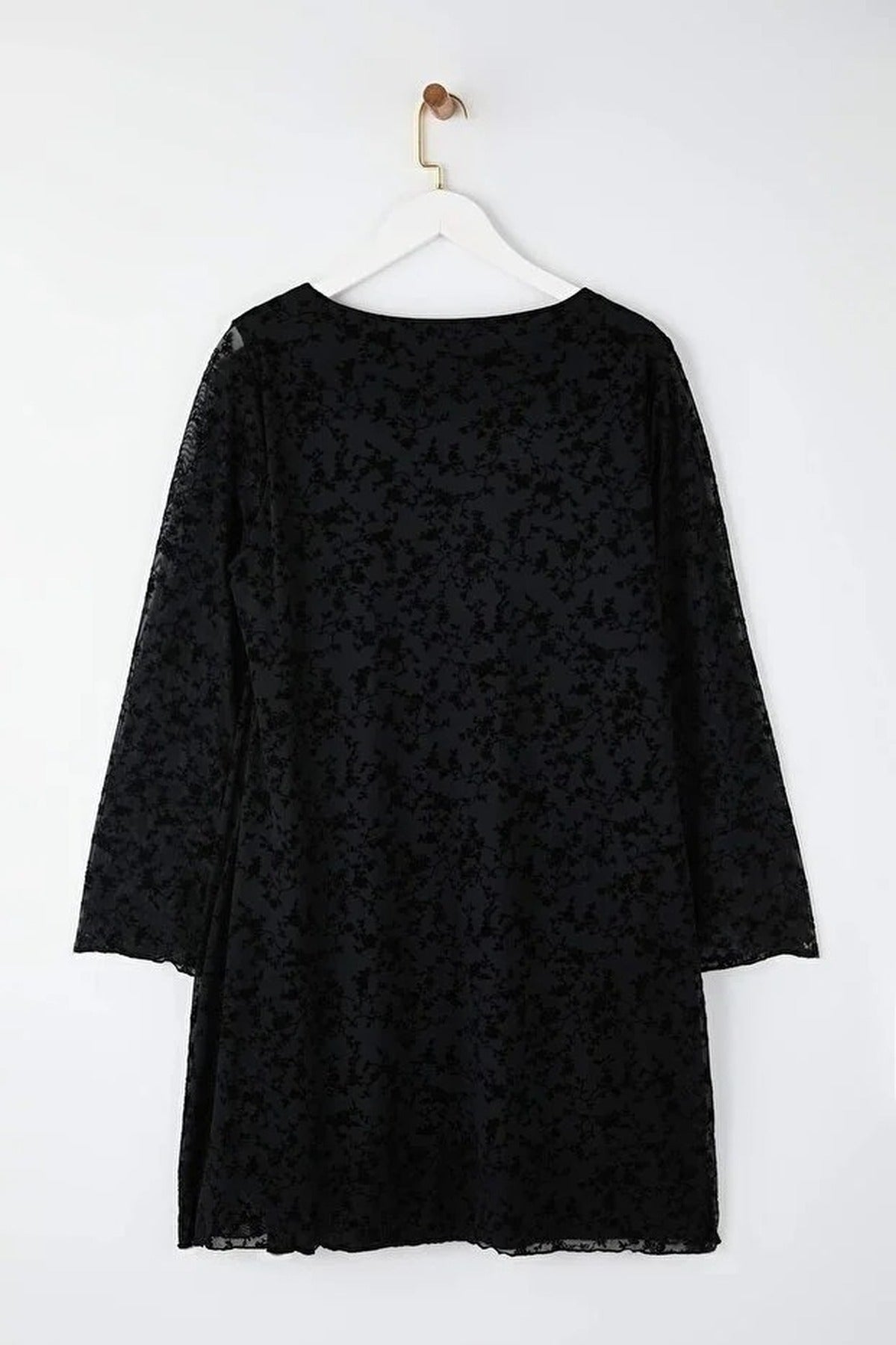 Tulle Mini Knitted Plus Size Dress