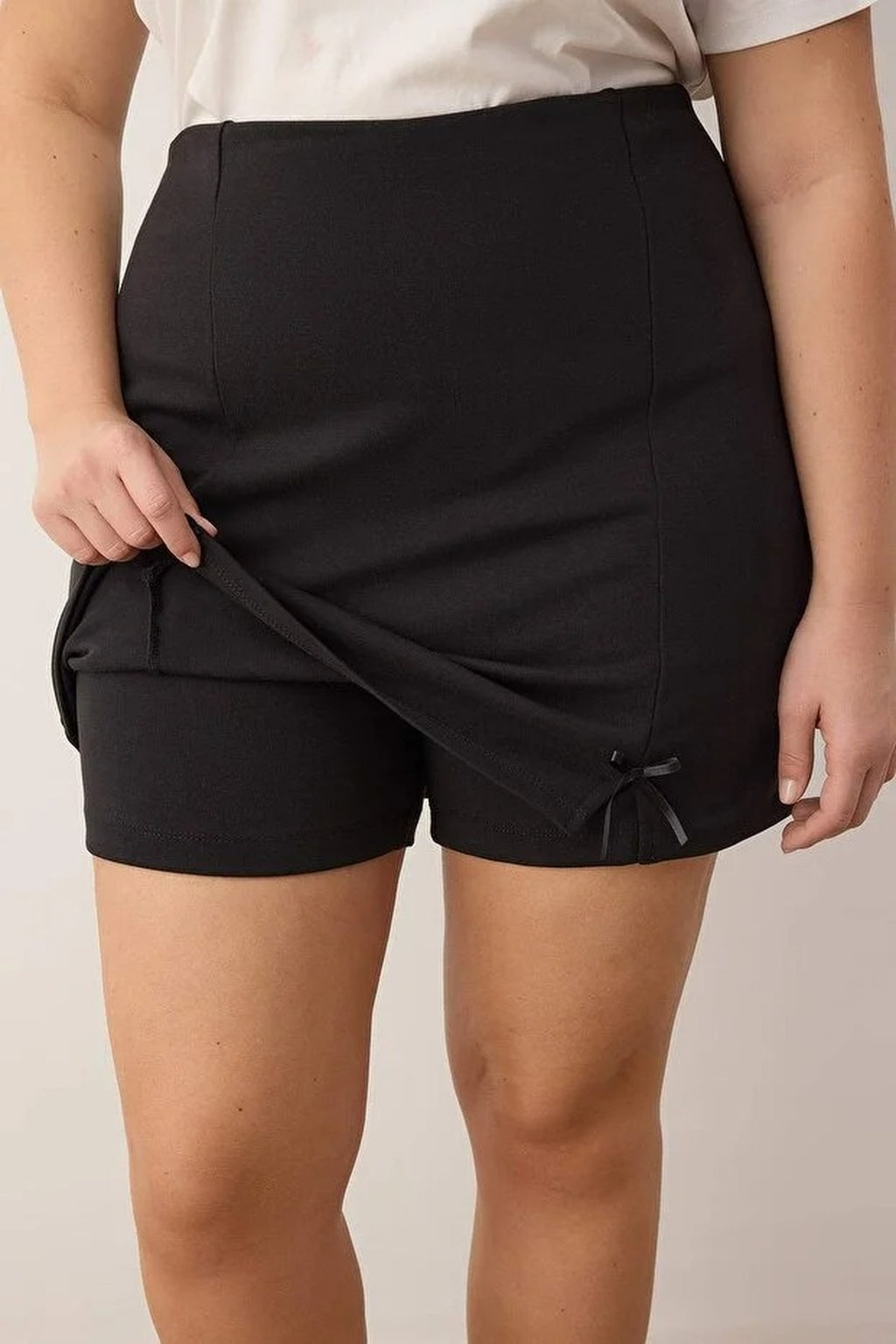 Short Knitted Plus Size Short Skirt