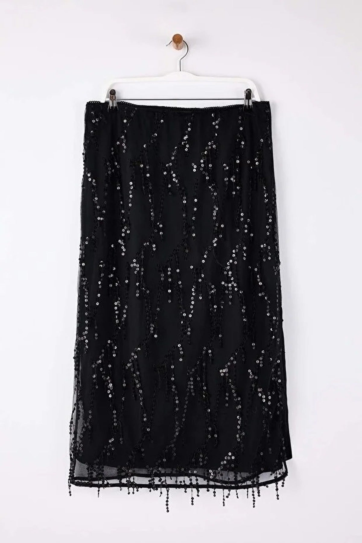 Woven Plus Size Skirt