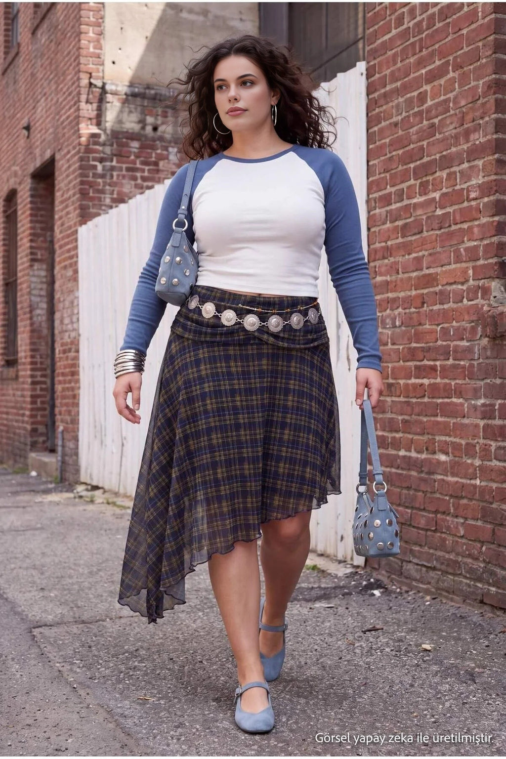 High Waist Asymmetric Mesh Maxi Skirt