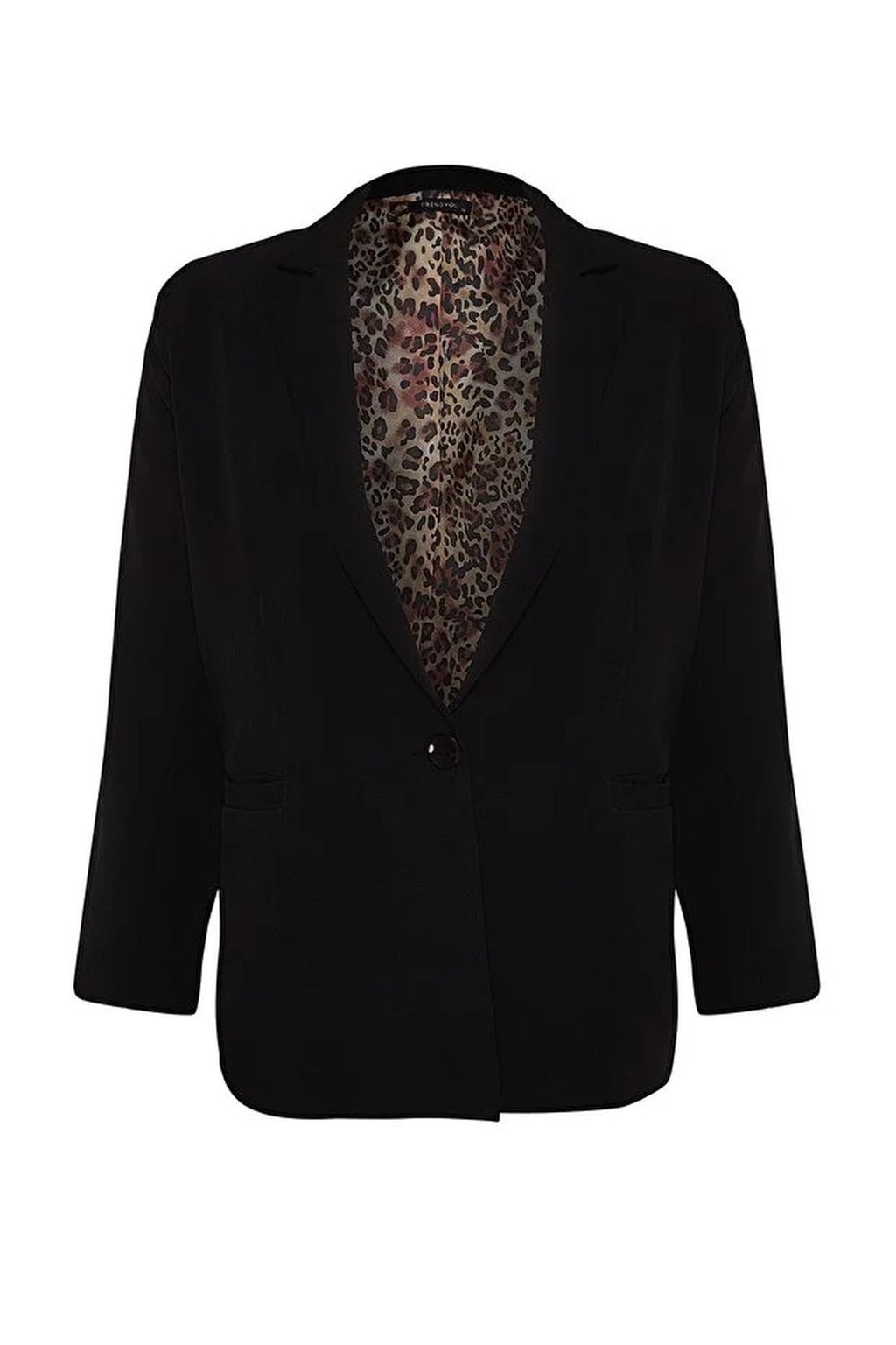 Plaid Lined Woven Plus Size Jacket