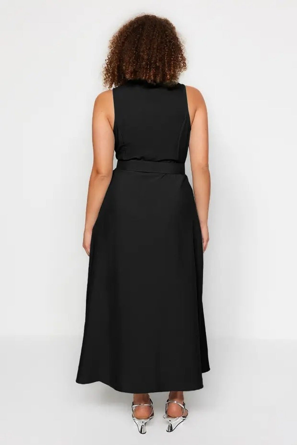 Belted Woven Shirt Dress
