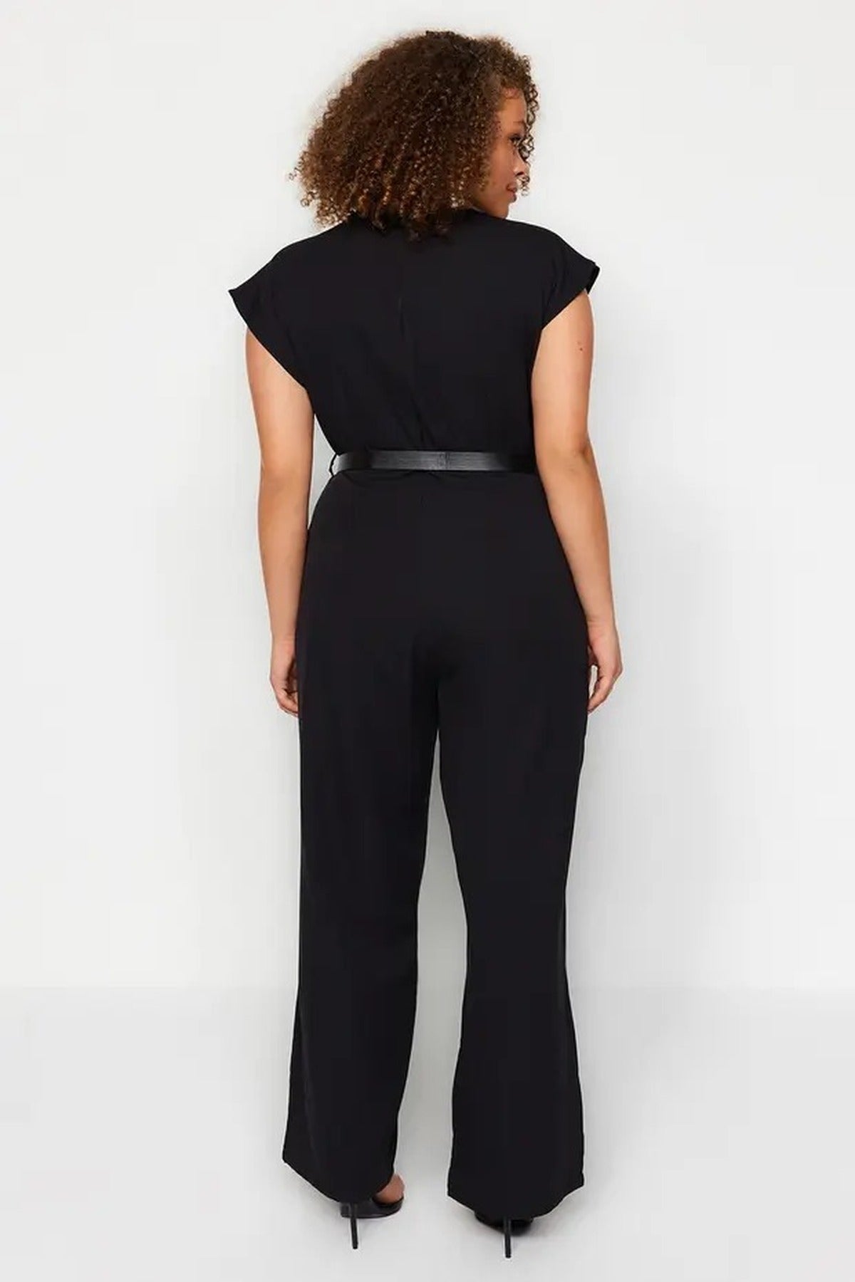 Belted Woven Jumpsuit