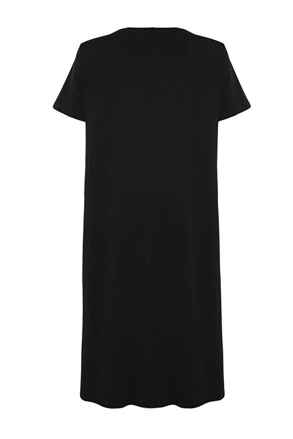 Midi 100% Cotton Knitted T-shirt Dress