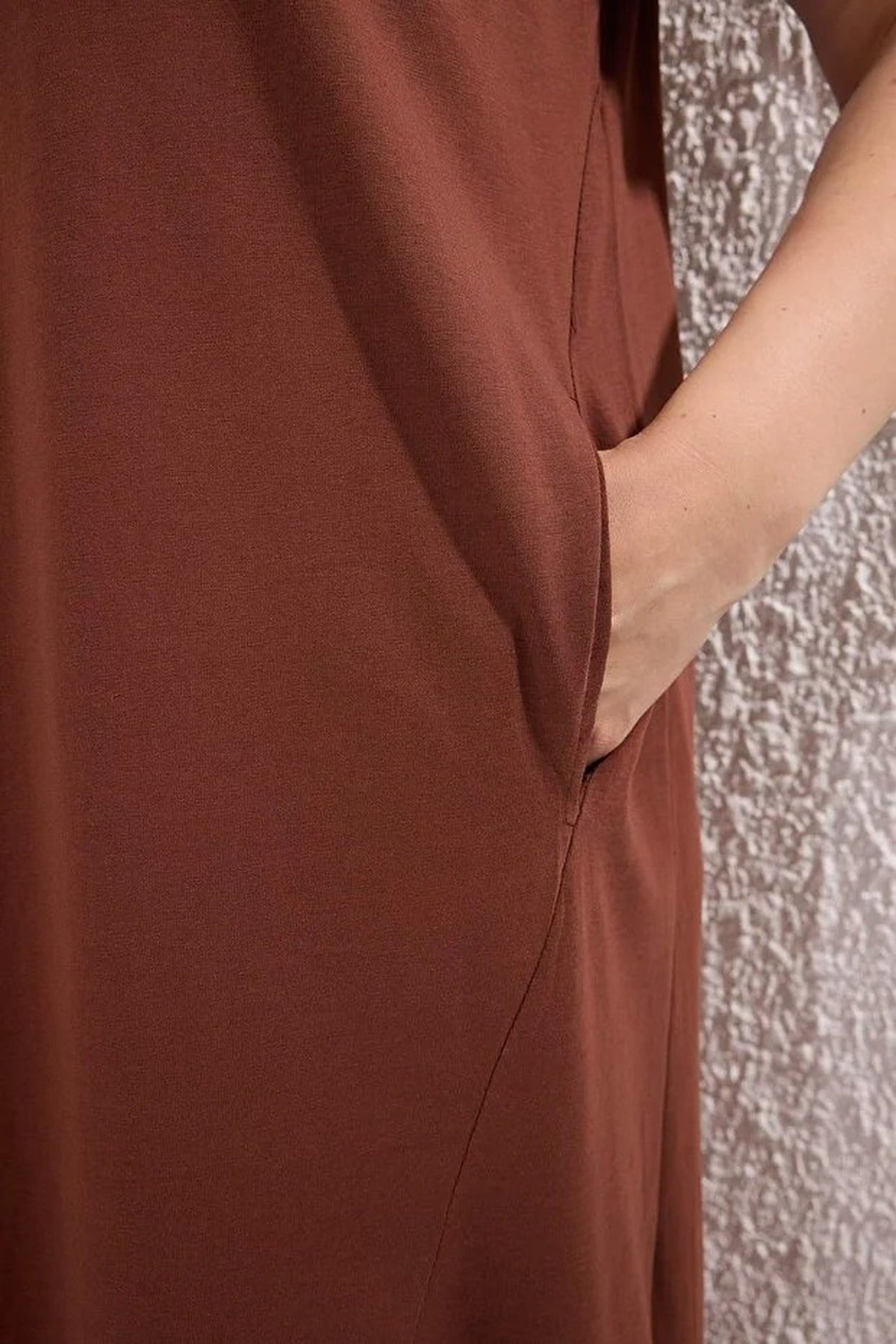 Midi 100% Cotton Knitted T-shirt Dress