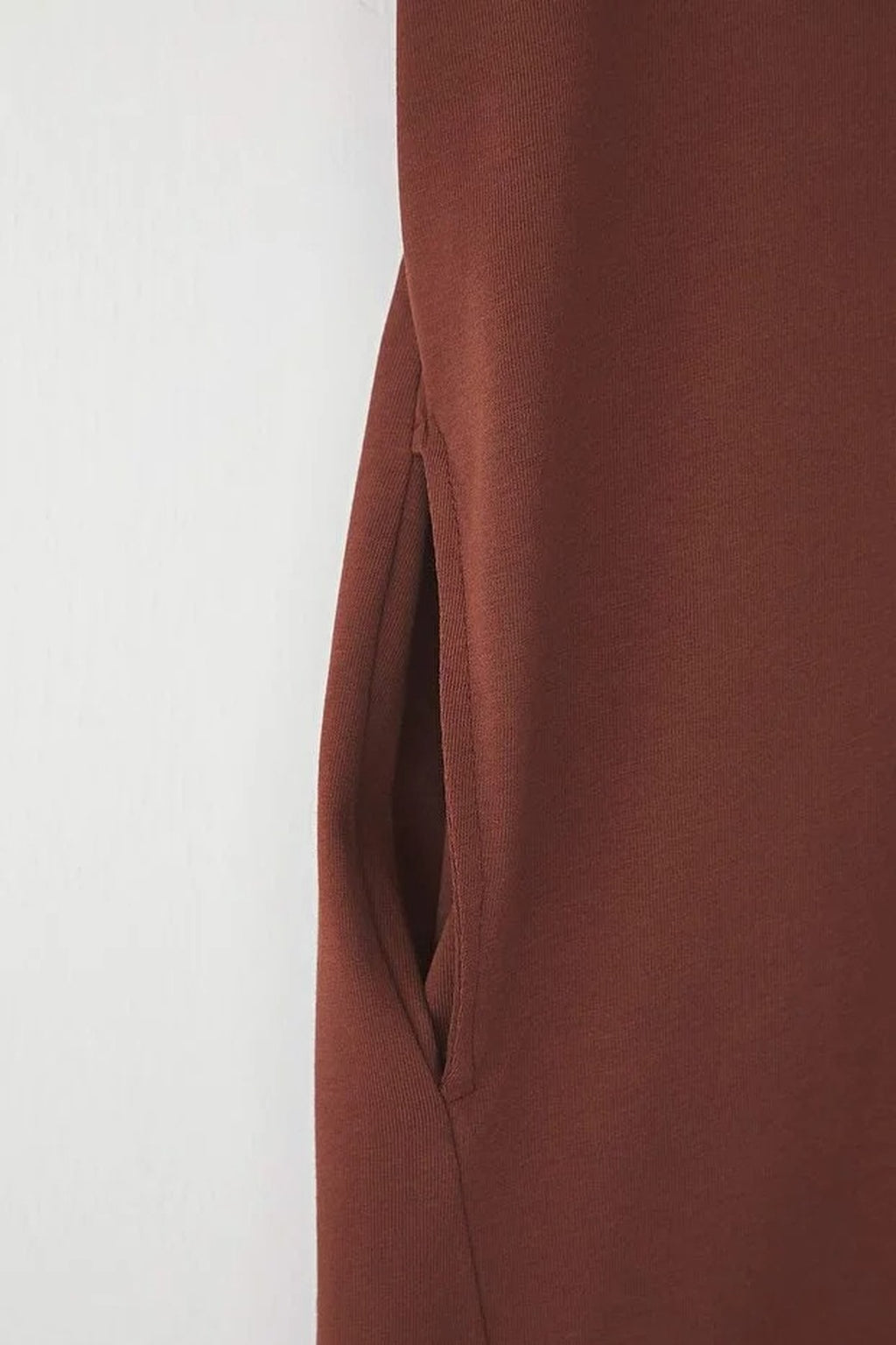 Midi 100% Cotton Knitted T-shirt Dress