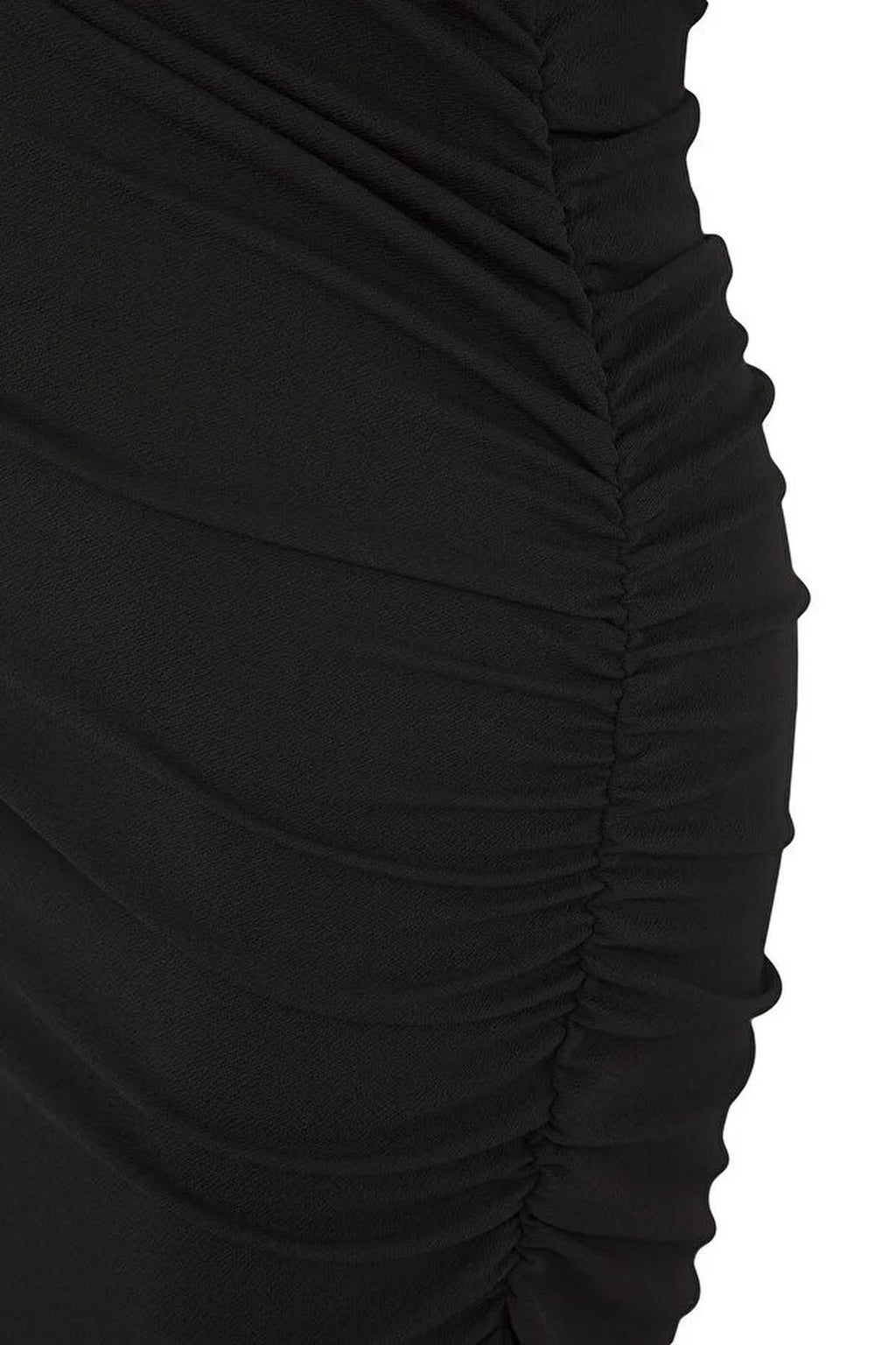 Midi Knit Dress with Gathering Detail