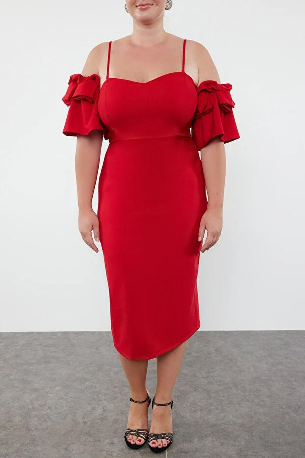 Body-Fitting Plus Size Evening Dress