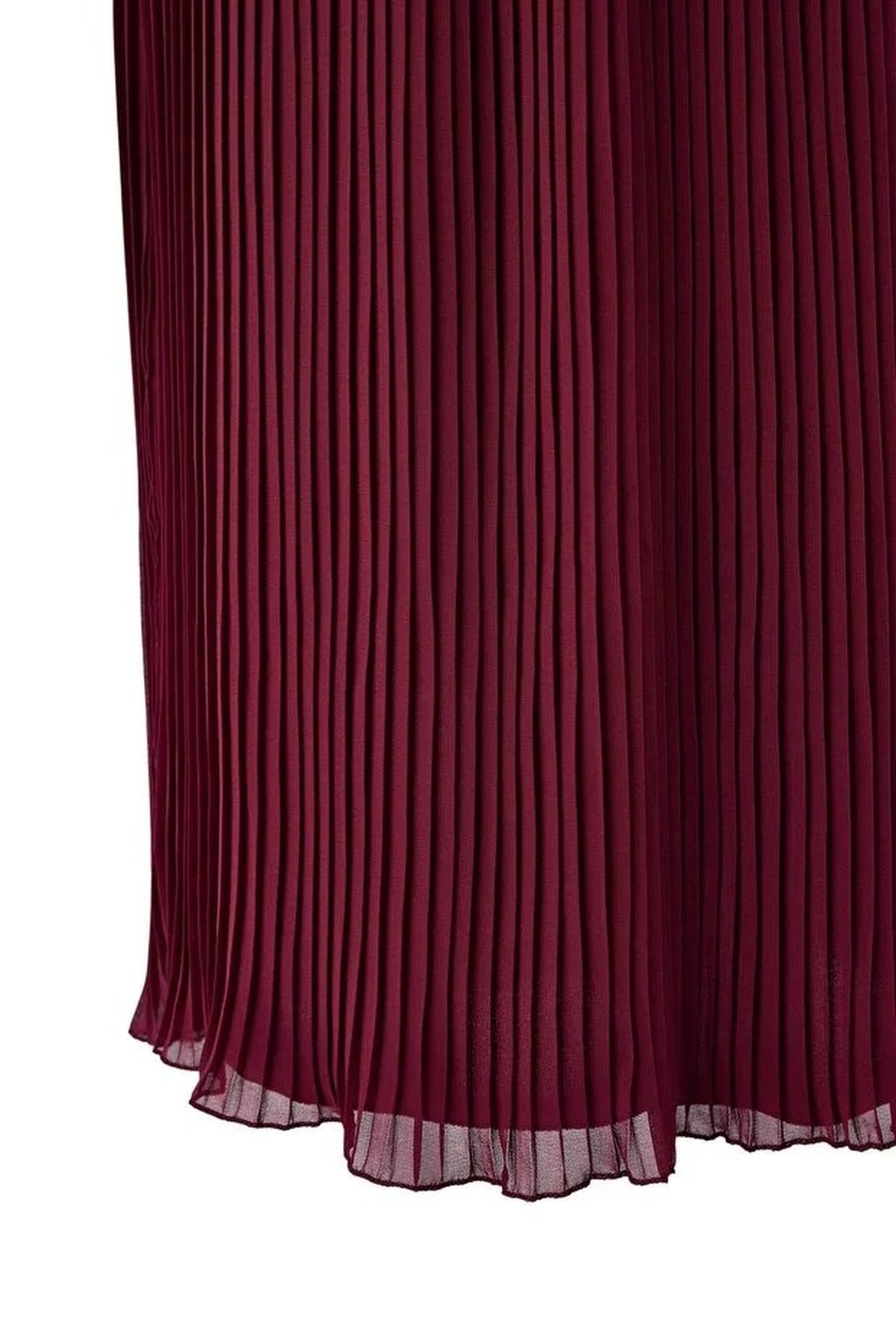 Pleated Belted Midi Woven Plus Size Dress
