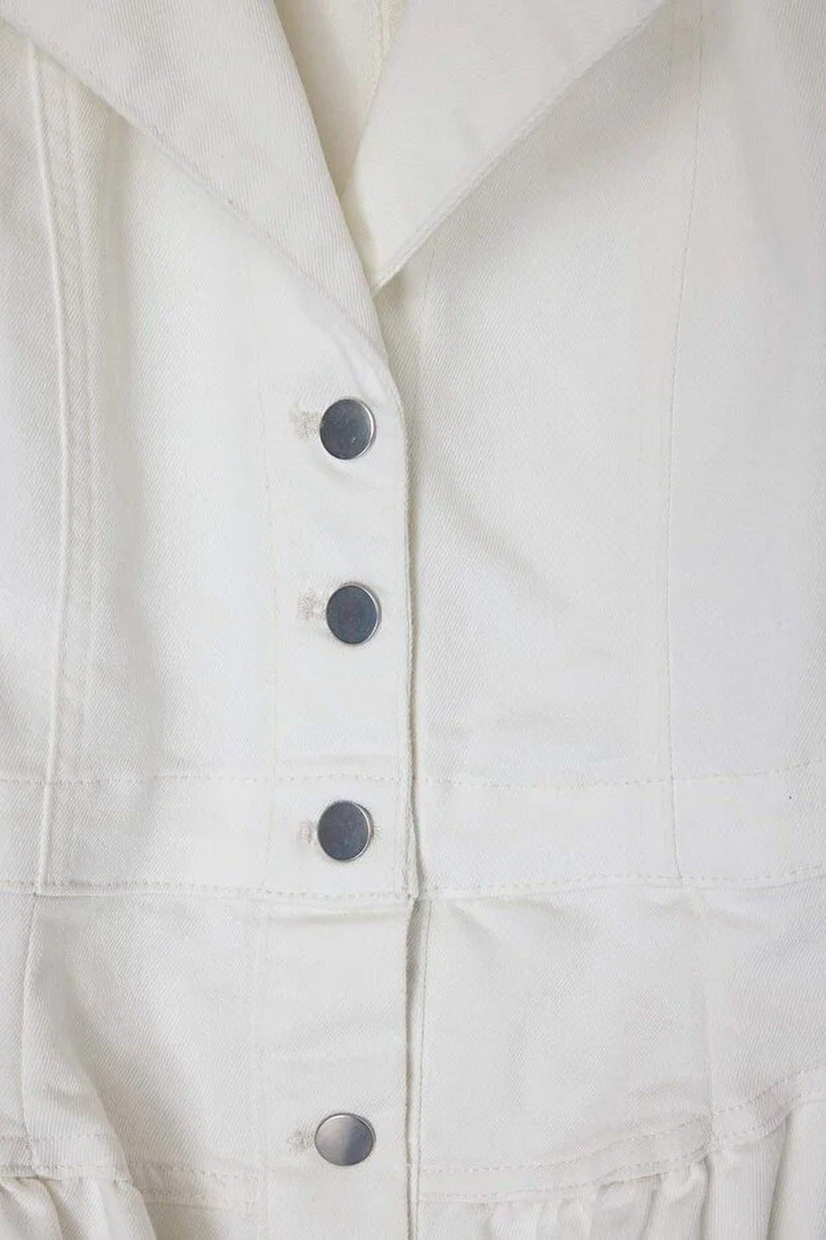 Jacket Collar A-line Comfort Denim Plus Size Dress