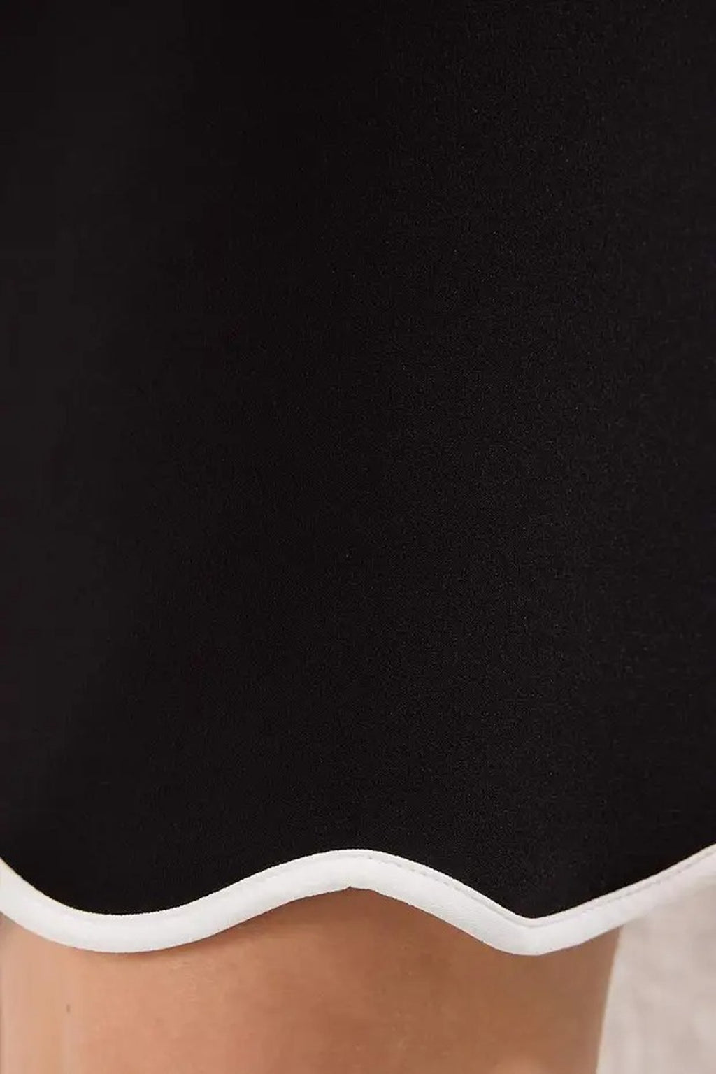 A-Line Mini Woven Plus Size Dress