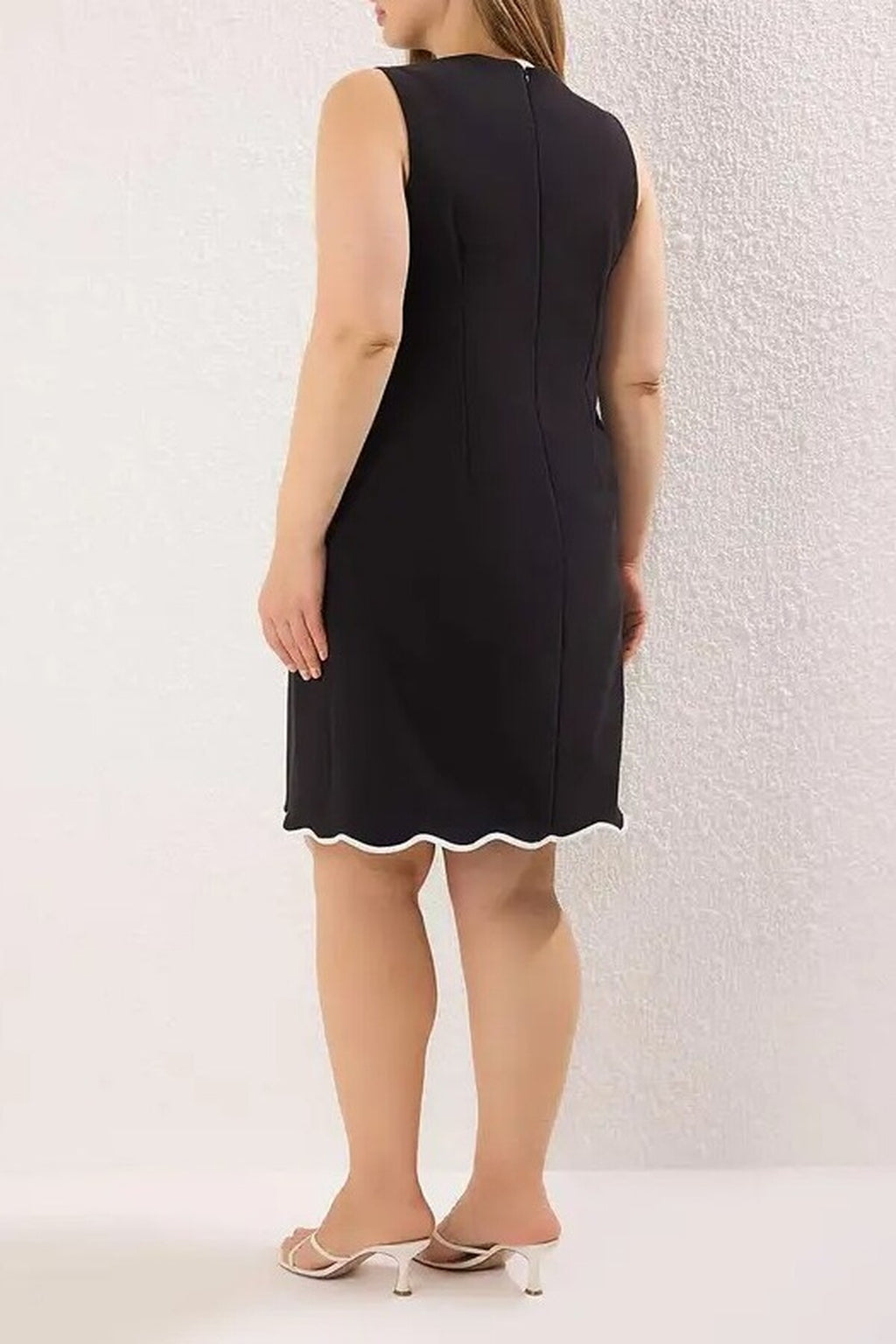 A-Line Mini Woven Plus Size Dress