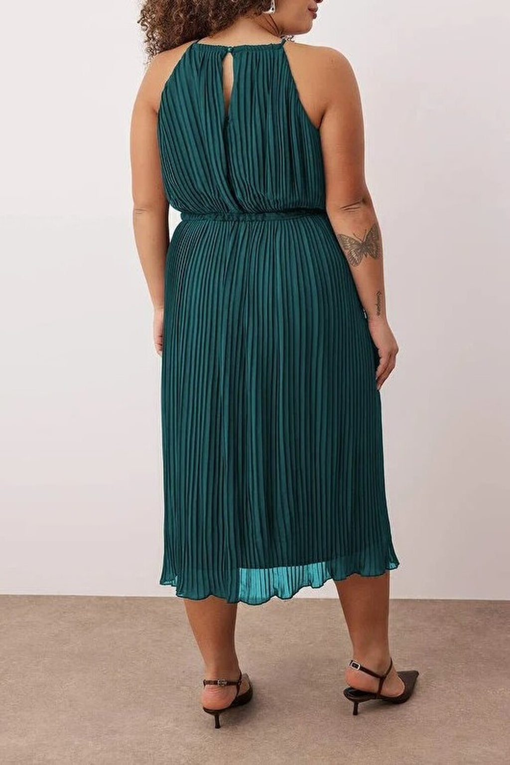 Bodycon Maxi Length Chiffon Woven Plus Size Dress