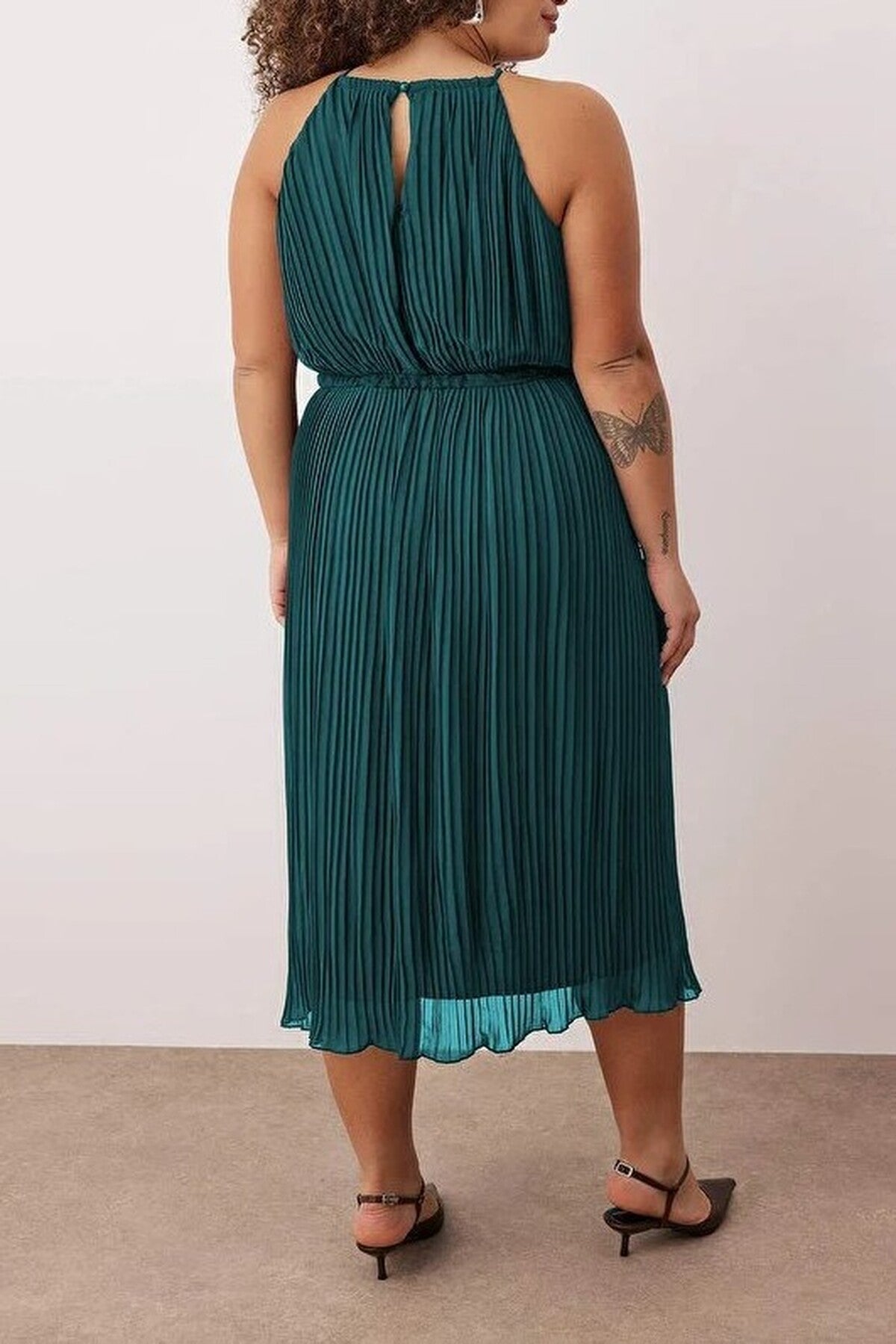 Bodycon Maxi Length Chiffon Woven Plus Size Dress