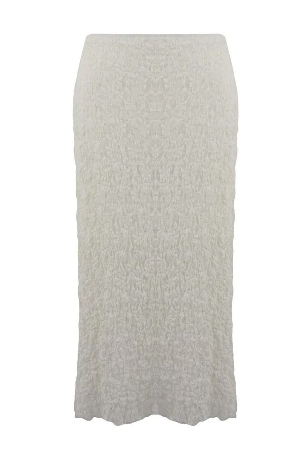 Lace A-line Mini Lined Plus Size Skirt