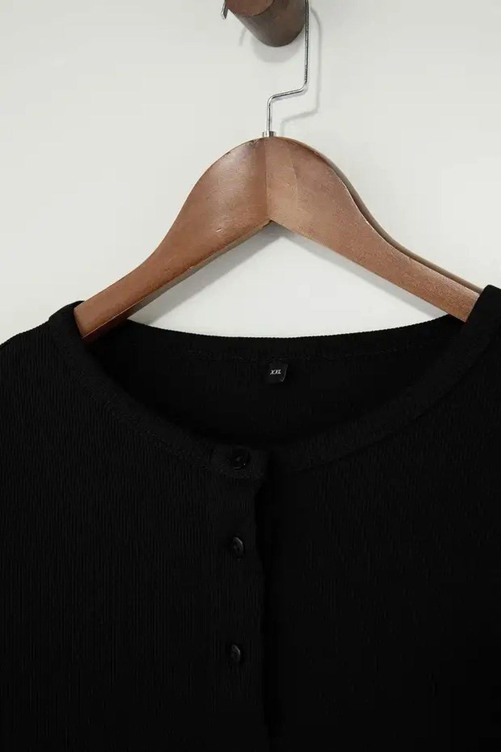 Pool Neck Fitted Knitted Plus Size Blouse