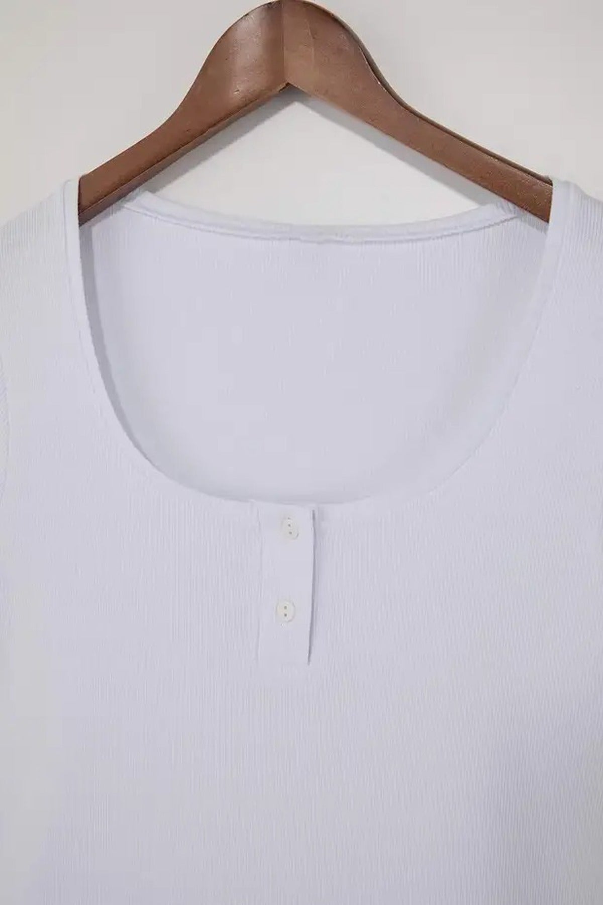 Pool Neck Fitted Knitted Plus Size Blouse