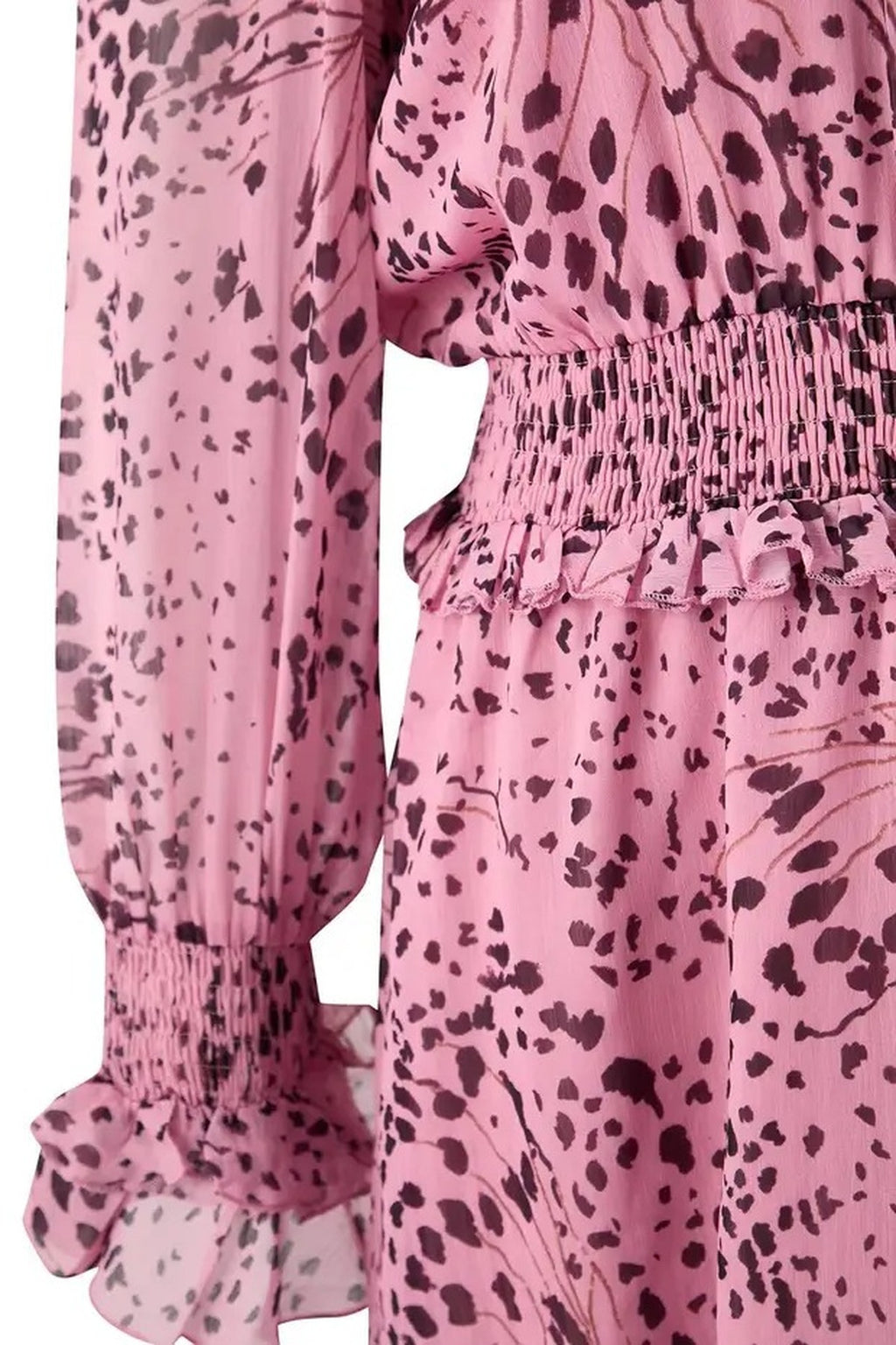 Chiffon Woven Mini Plus Size Dress