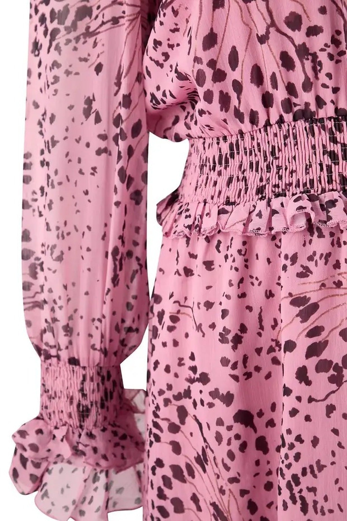 Chiffon Woven Mini Plus Size Dress