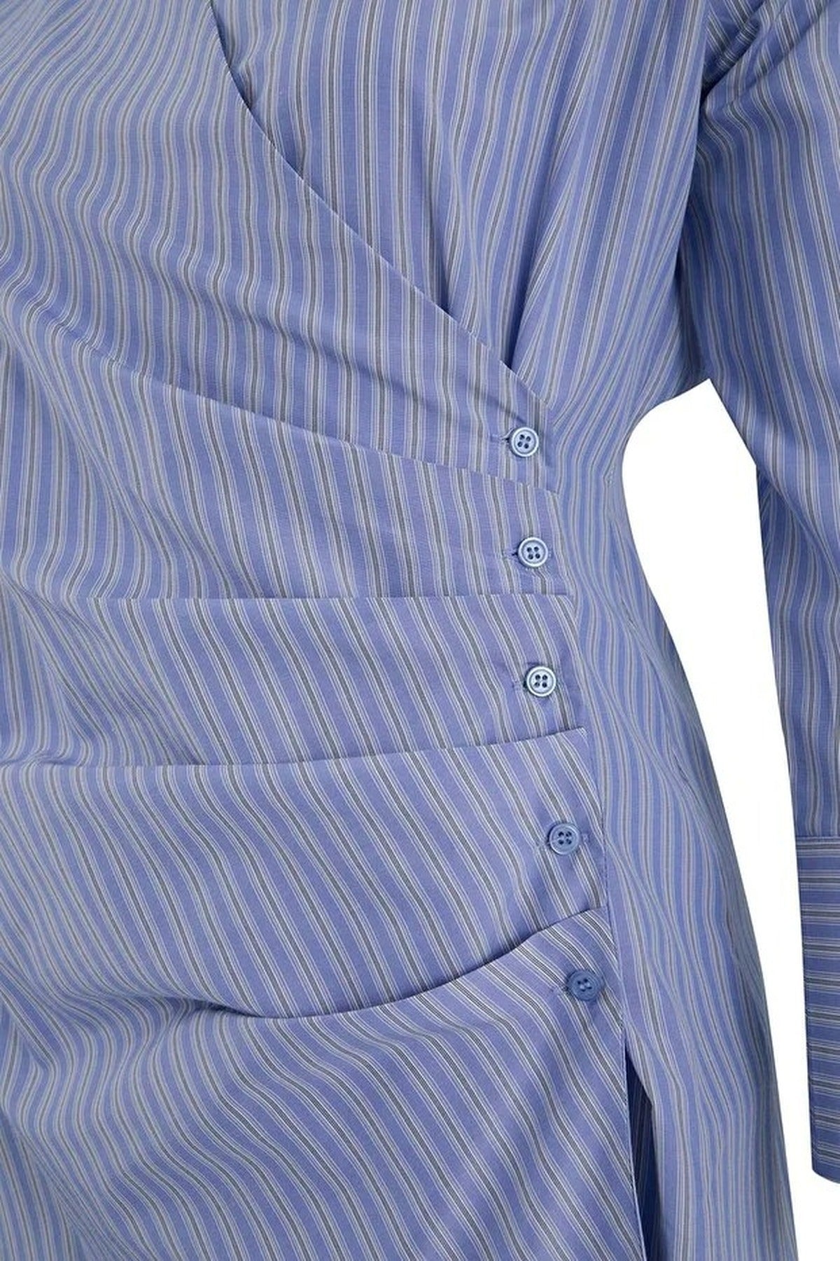 Mini Woven Plus Size Shirt Dress