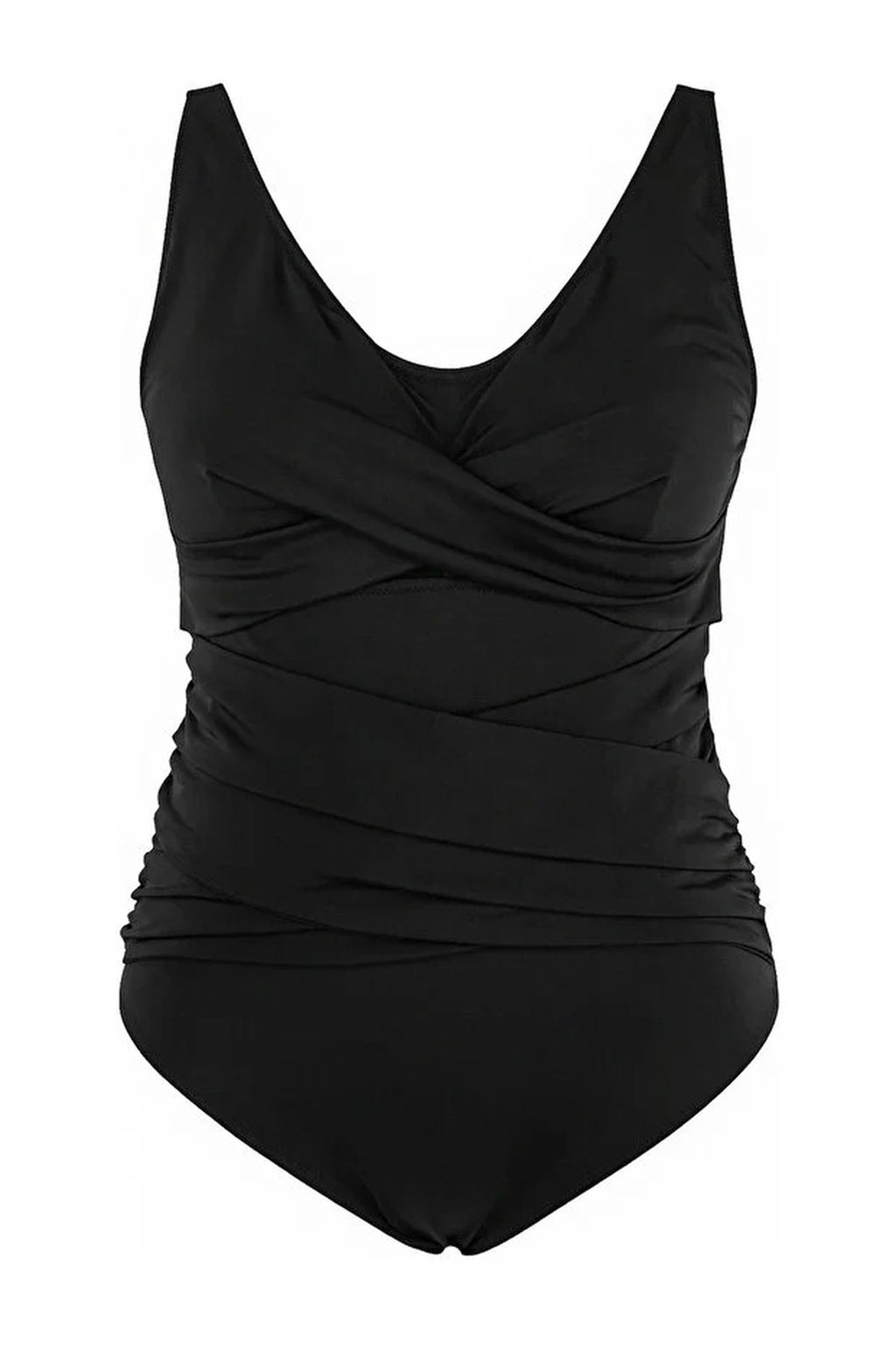 Slimming and Shaping Swimsuit with Wrap Detail