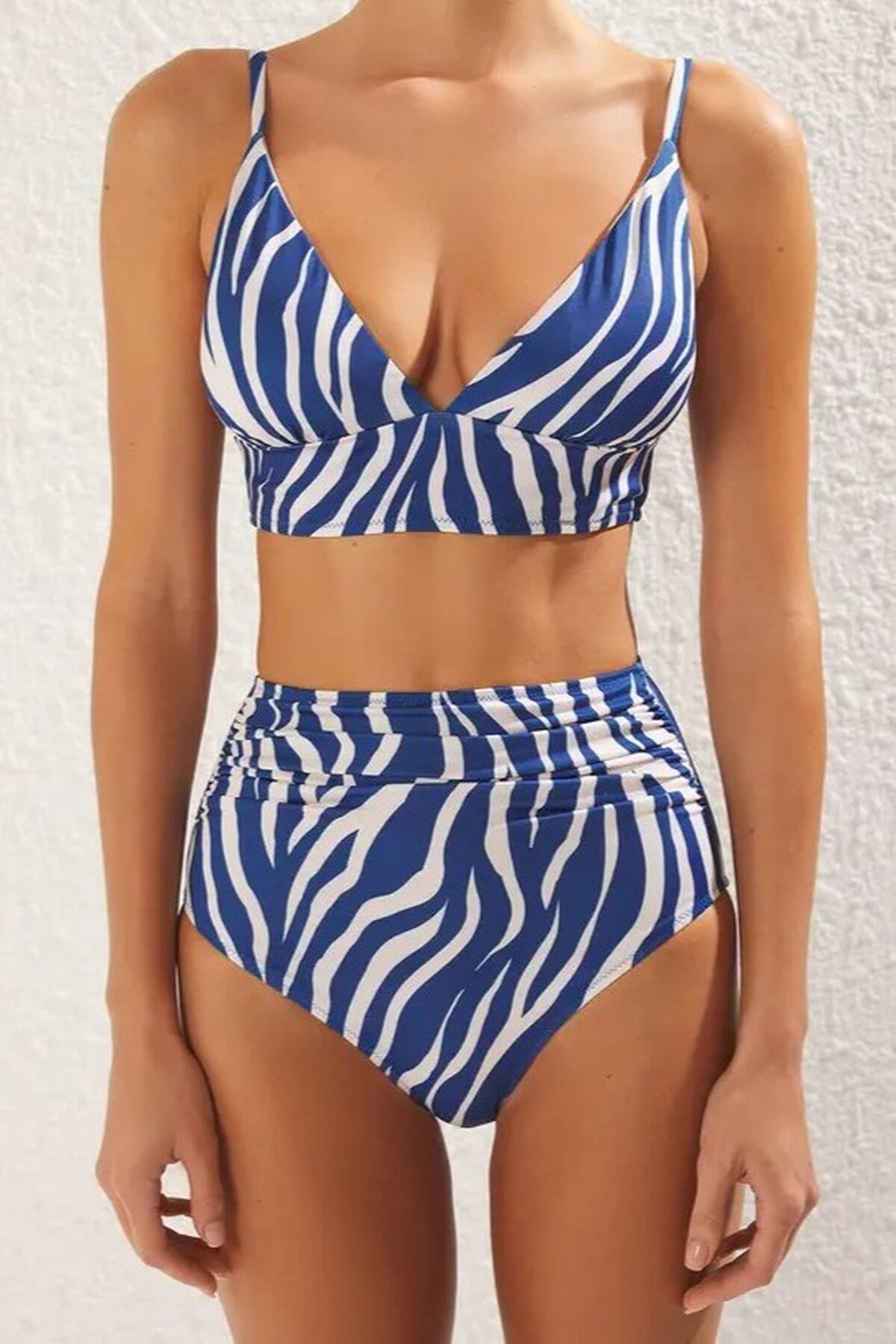 Slimming Effect Hipster Super High Waist Bikini Bottom