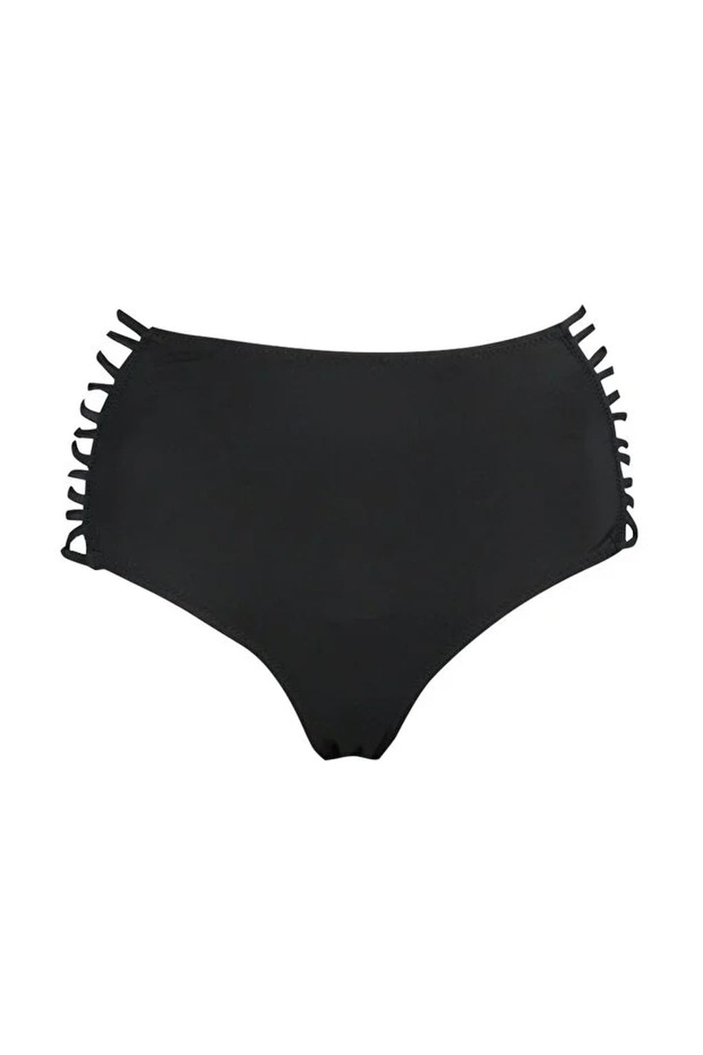 Trimmed Hipster Super High Waist Bikini Bottom
