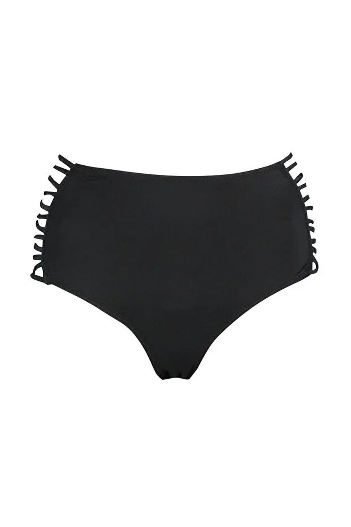 Trimmed Hipster Super High Waist Bikini Bottom