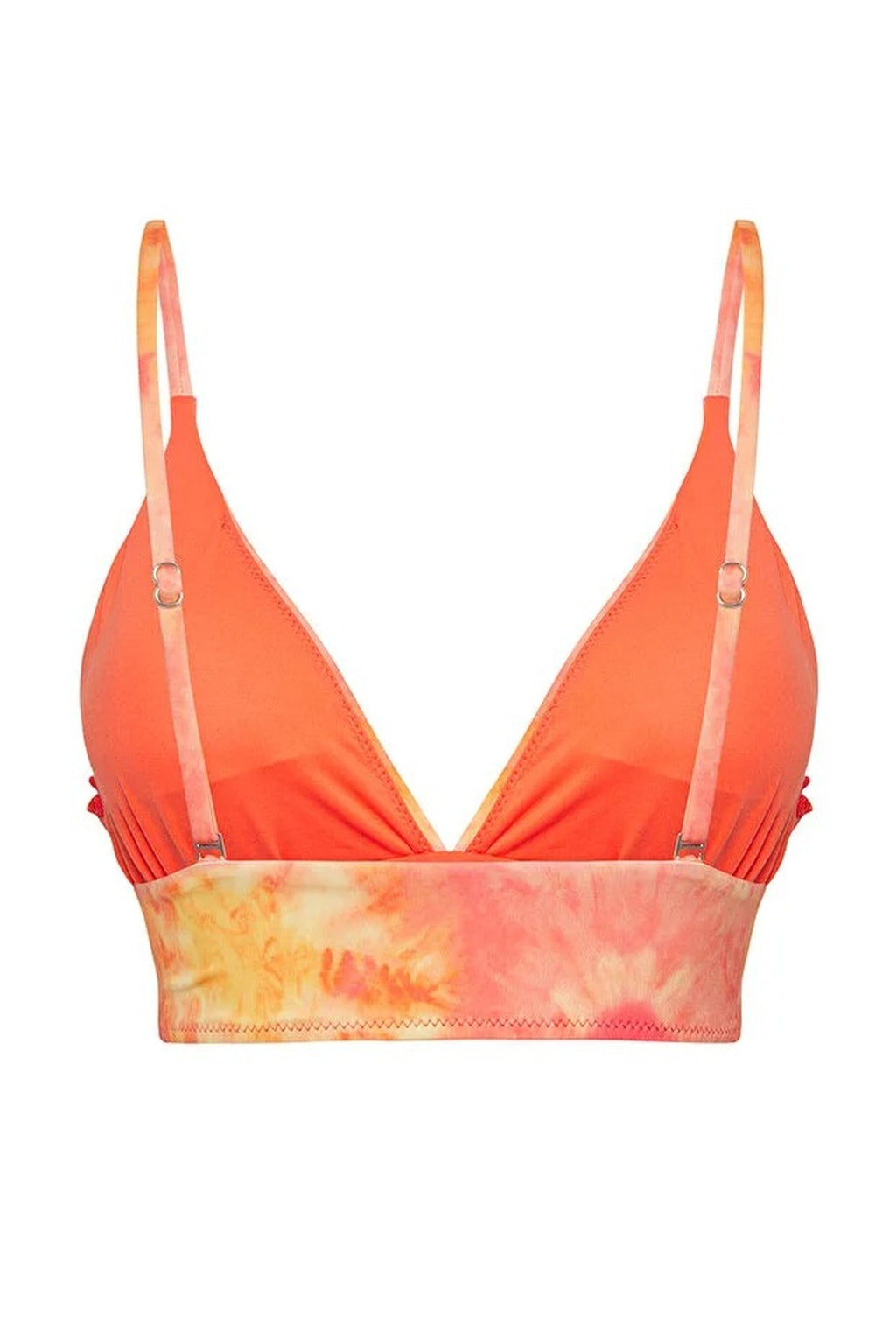Patterned Triangle Covered Bikini Top