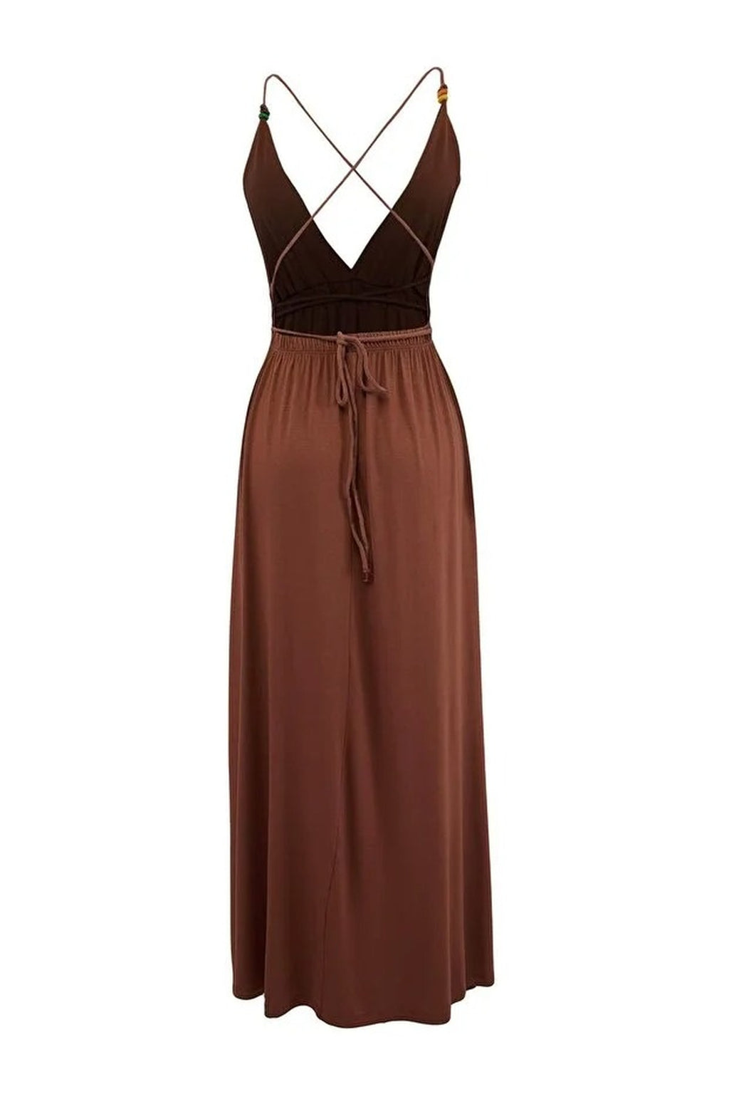 Knitted Maxi Beach Dress with Slit