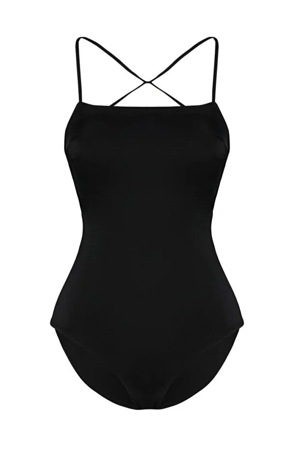 Backless Square Neck Covered Hipster Swimsuit