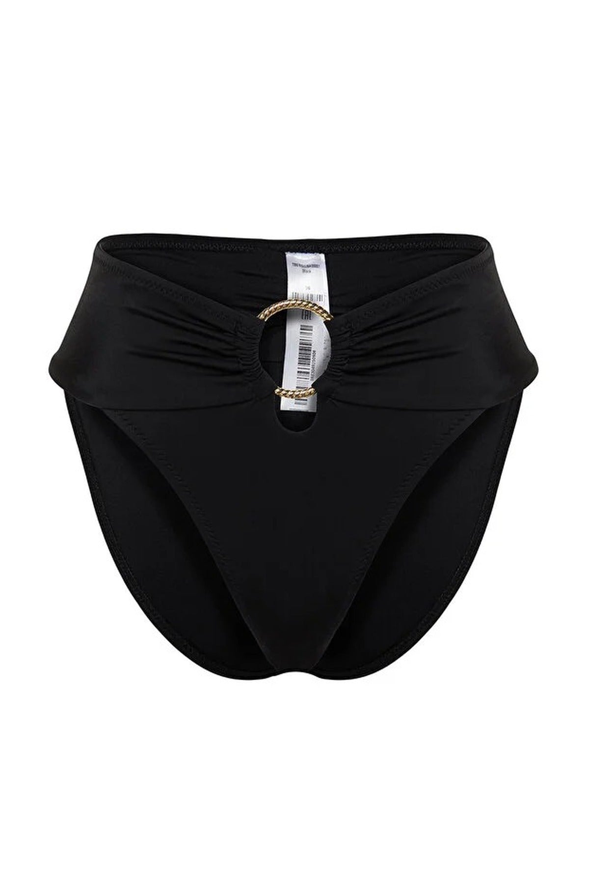 Regular High-Waisted Bikini Bottom with Accessories