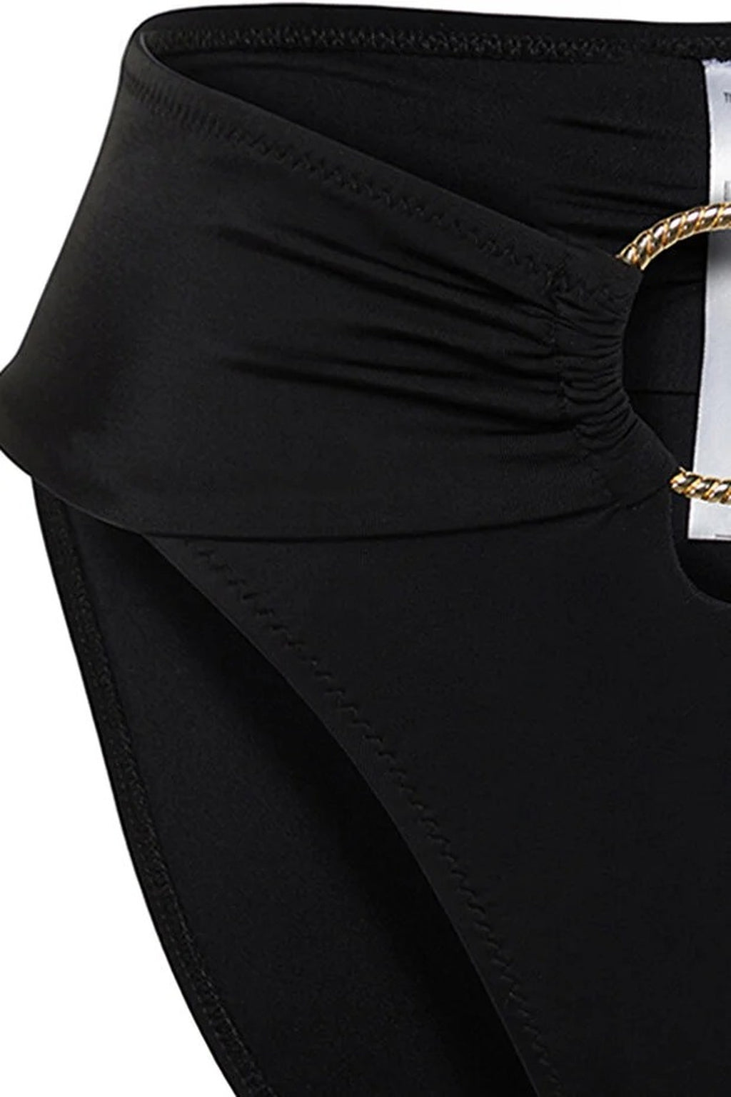 Regular High-Waisted Bikini Bottom with Accessories