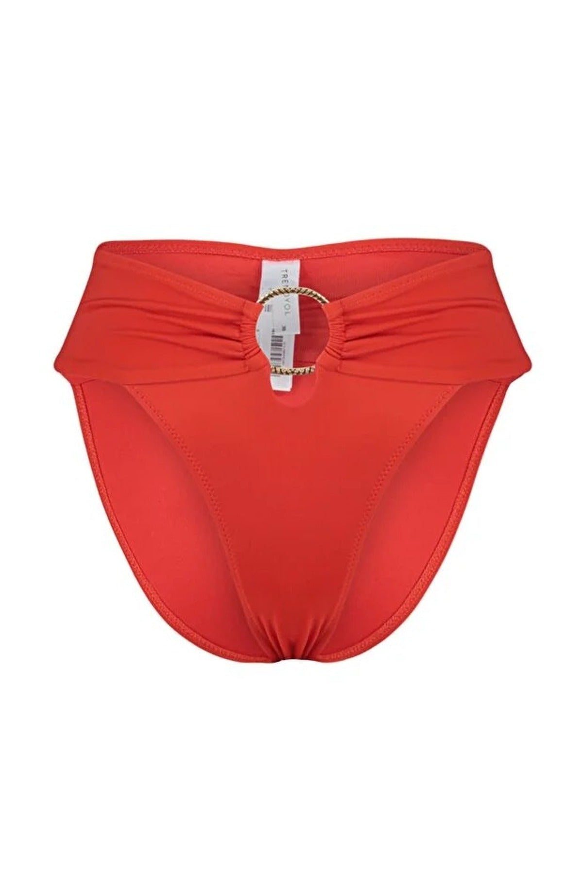 Regular High-Waisted Bikini Bottom with Accessories